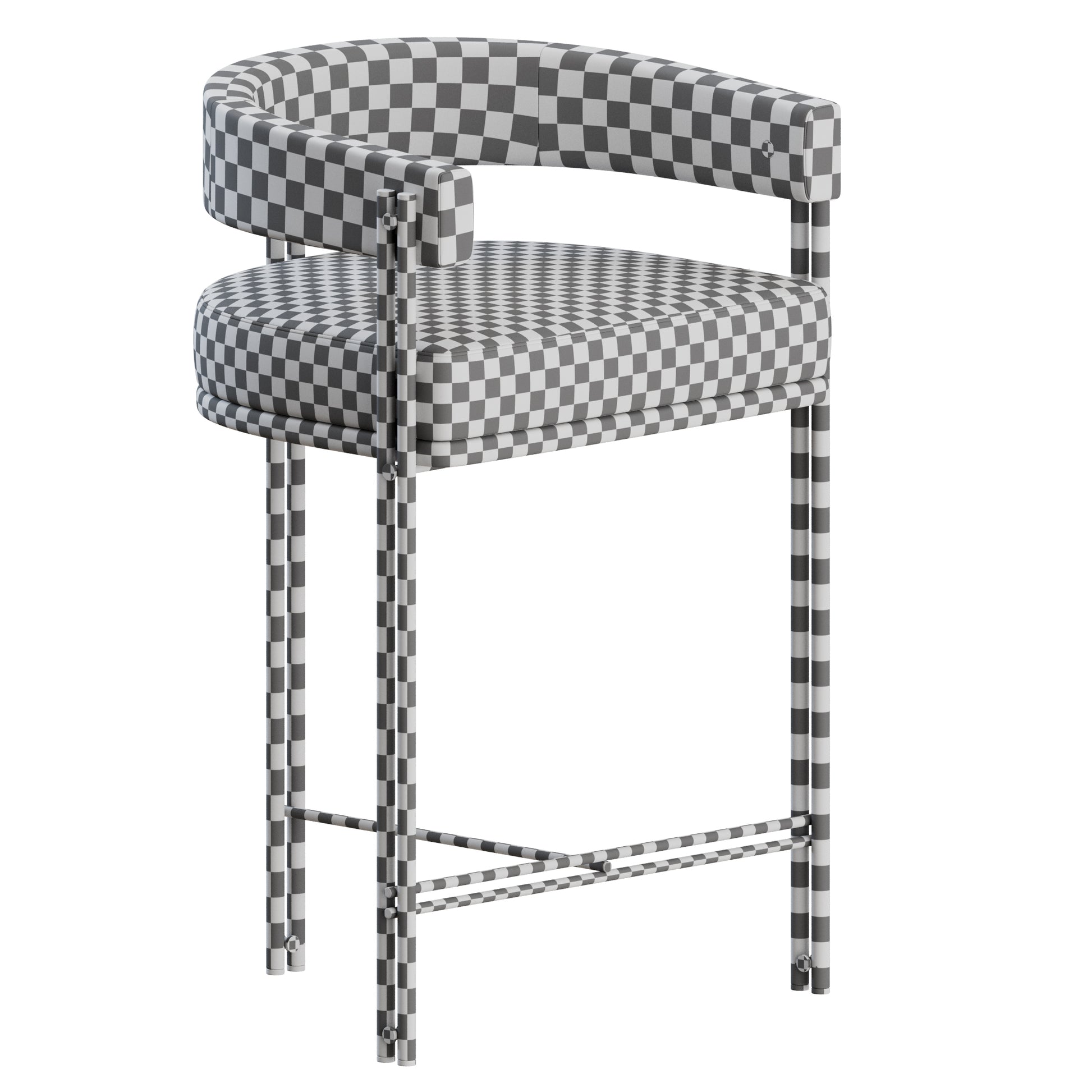 Bamboo Stool by Praddy 3D Model