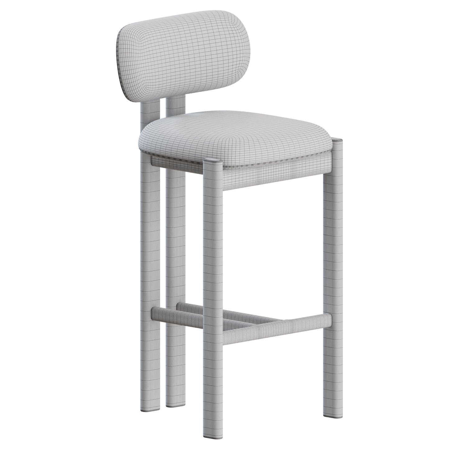 Bay Stool by NatureDesign 3D Model