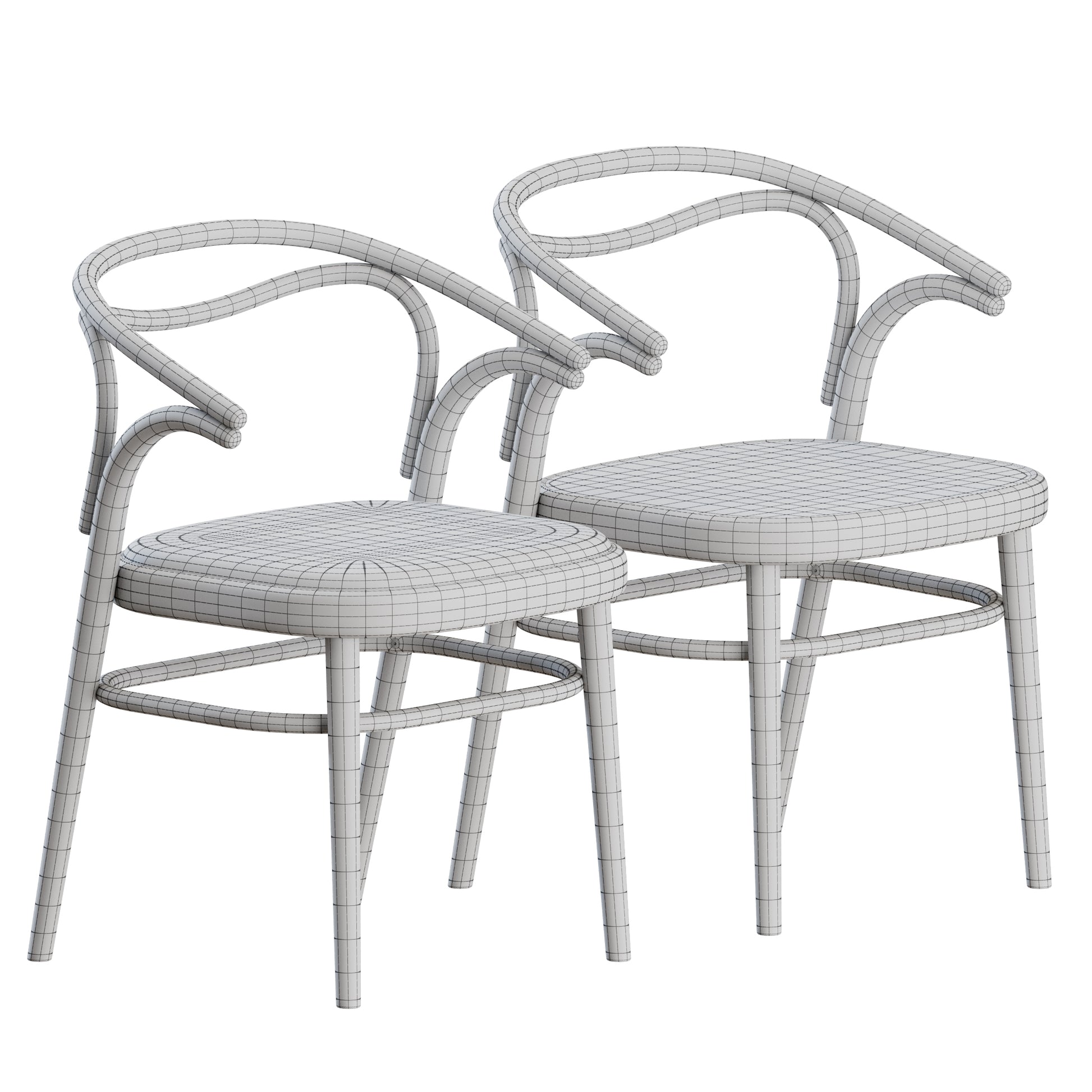 Beaulieu Chair 01 By Gebrueder Thonet Vienna 3D model on Add Model