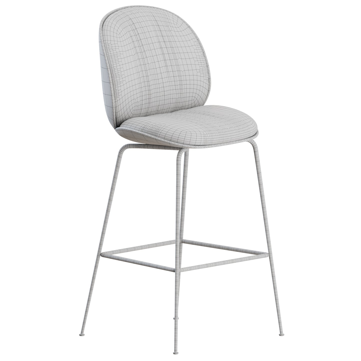 Beetle Soft Stool by Gubi 3D Model