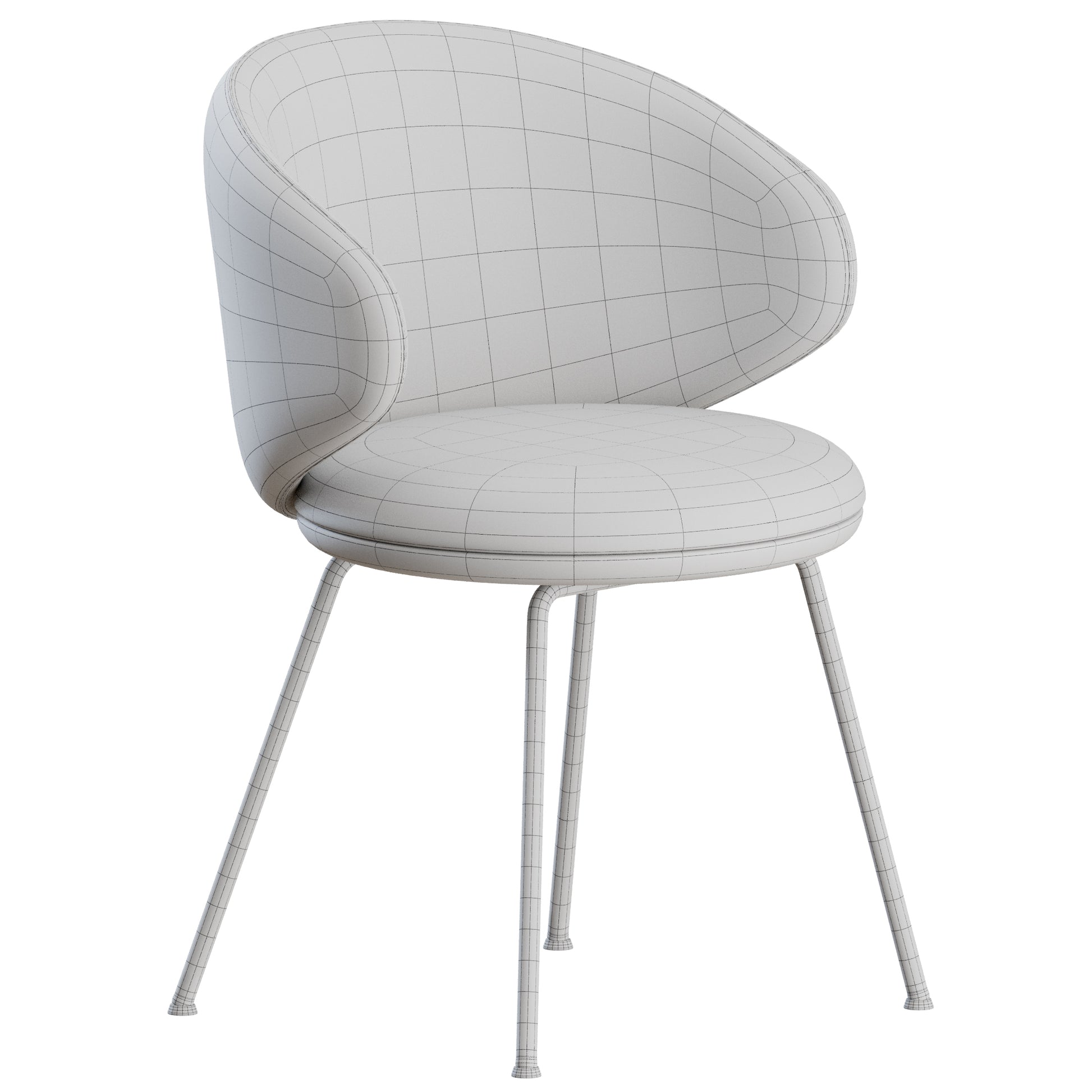 Belle 4L Chair Arrmet 3D model on Add Model