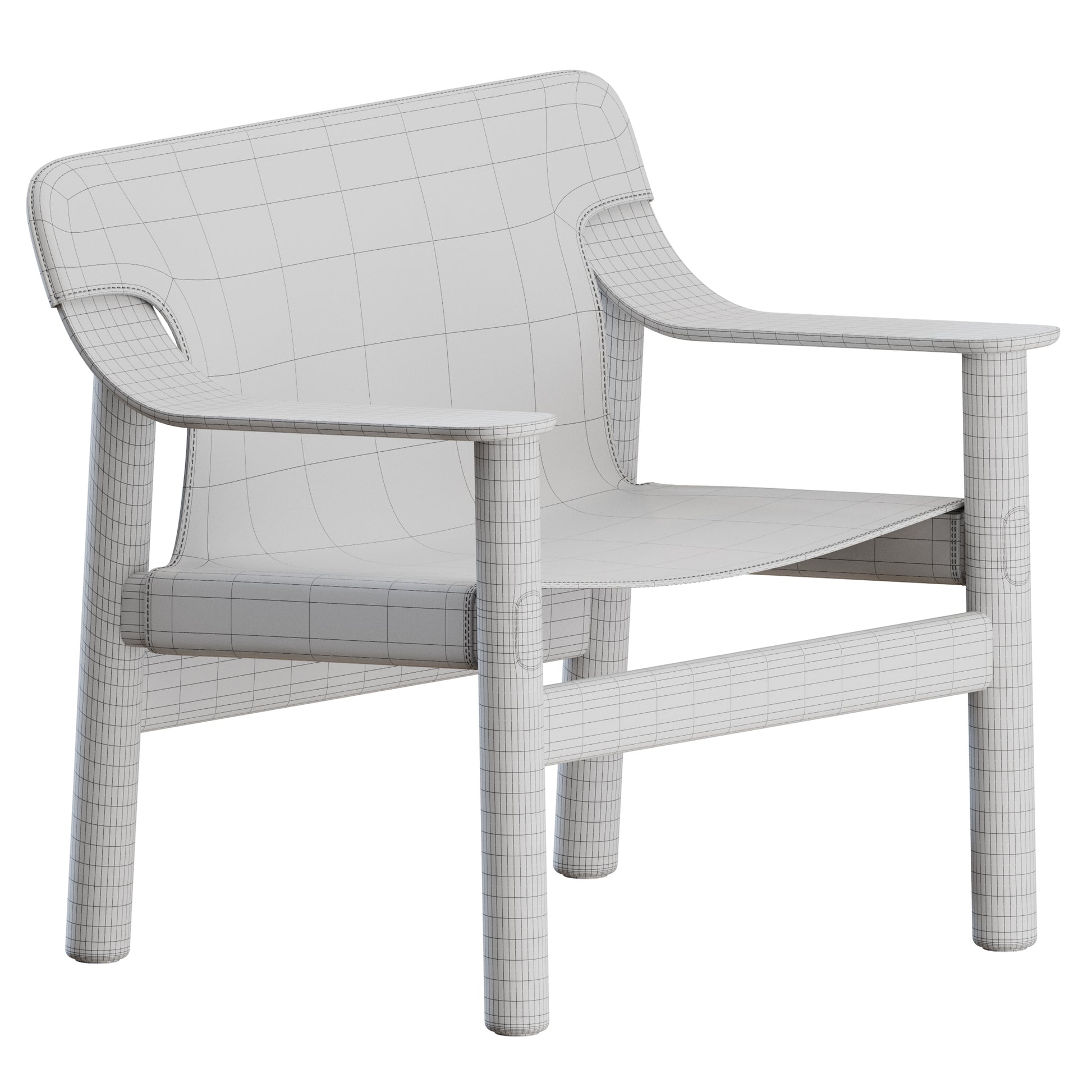 Bernard Lounge Chair Hay 3D model on Add Model