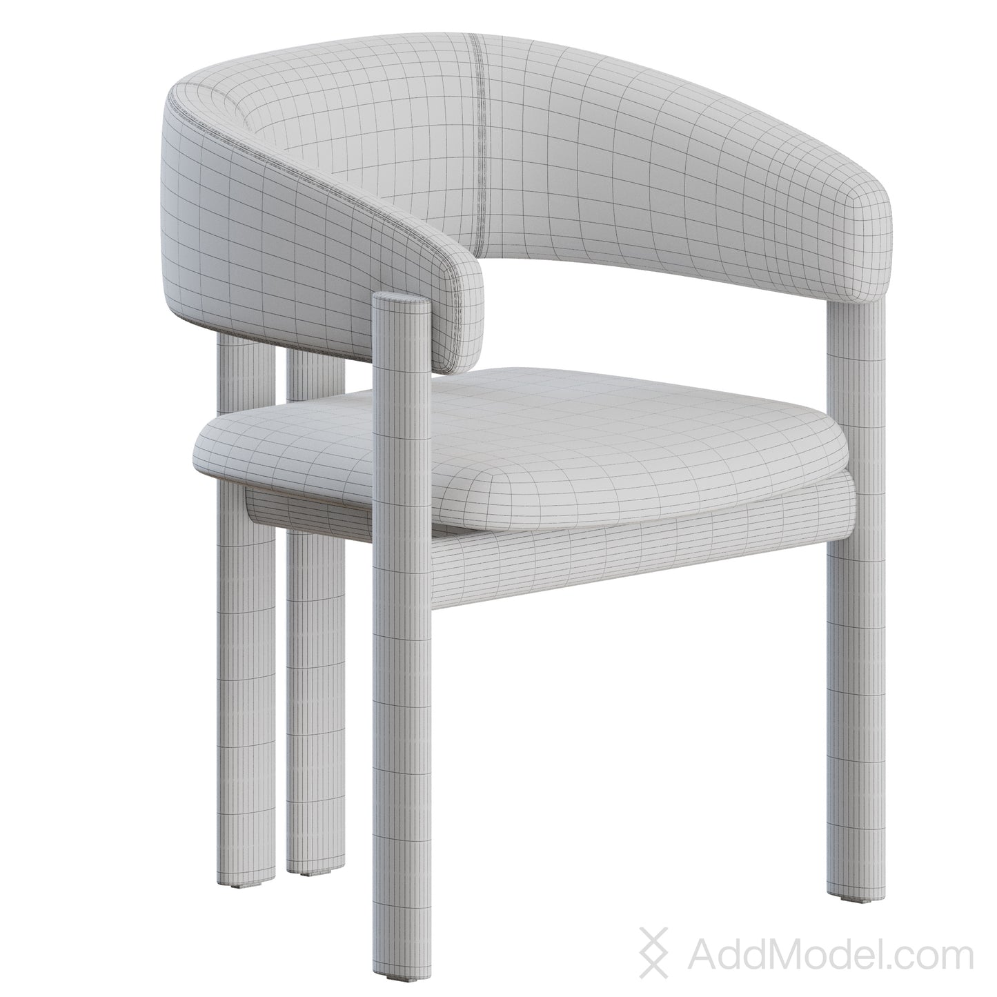 Biarritz Chair By Ditre Italia 3D model at AddModel.com