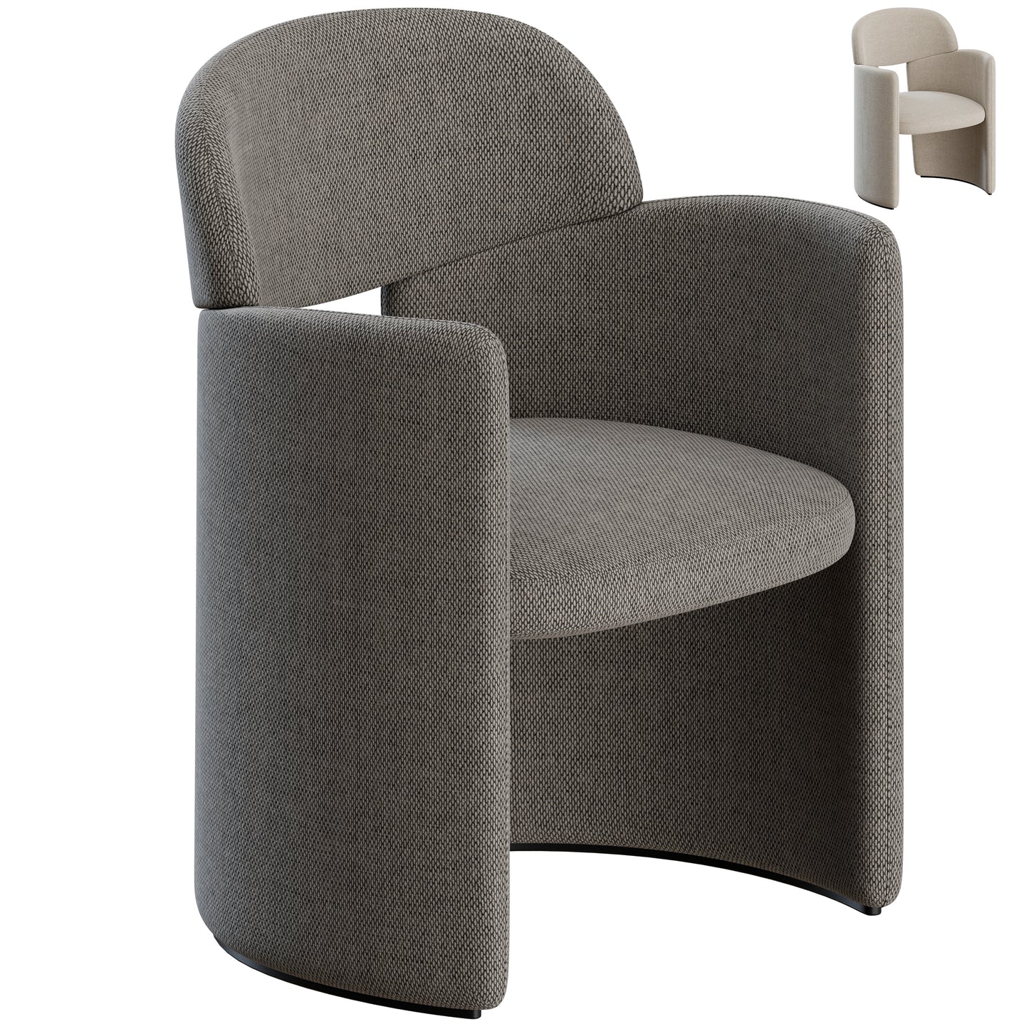 Blanca Dining Chair By Lema 3D model on Add Model