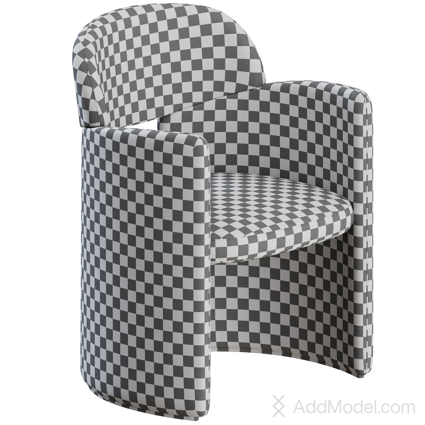 Blanca Dining Chair By Lema 3D model on Add Model