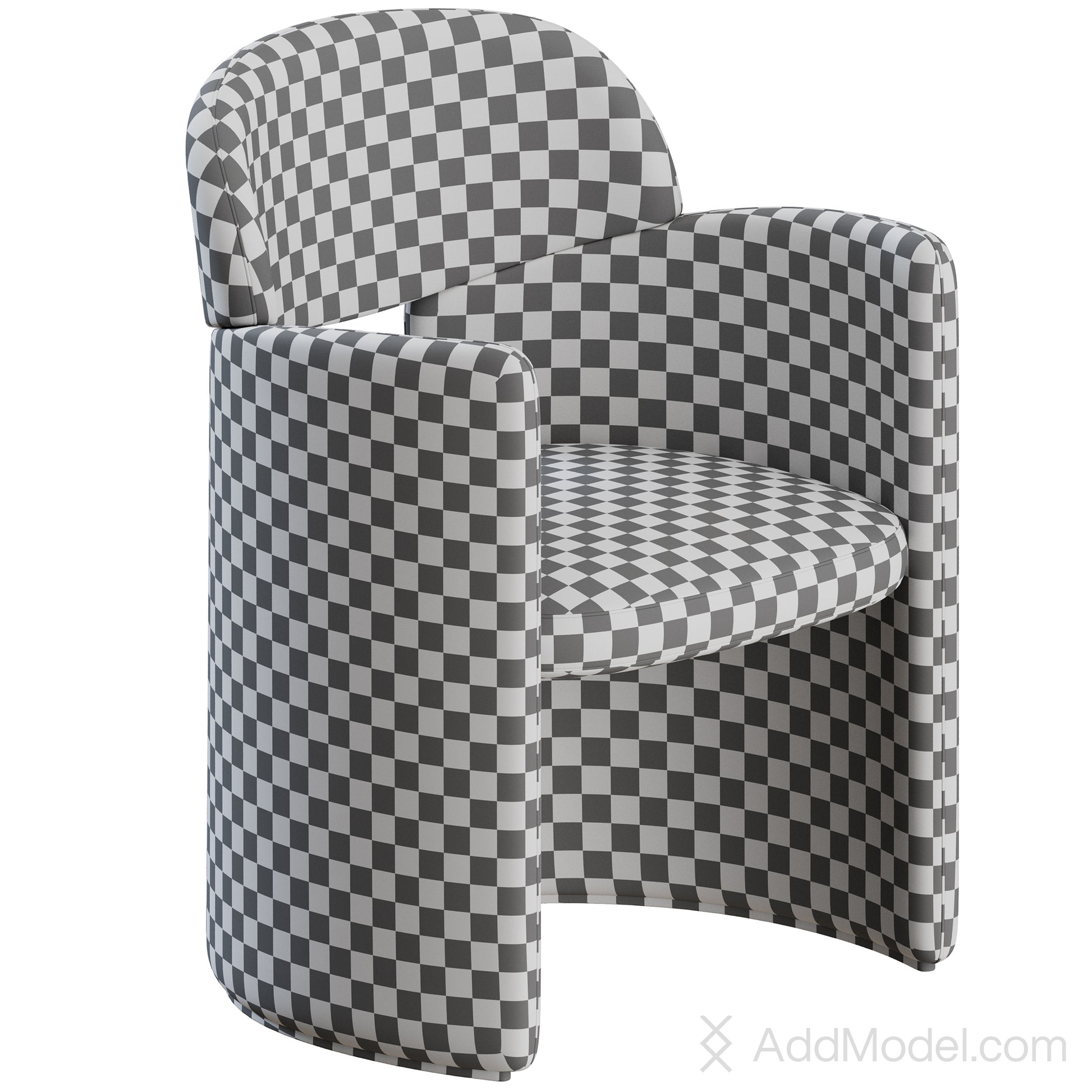 Blanca Dining Chair By Lema 3D model on Add Model