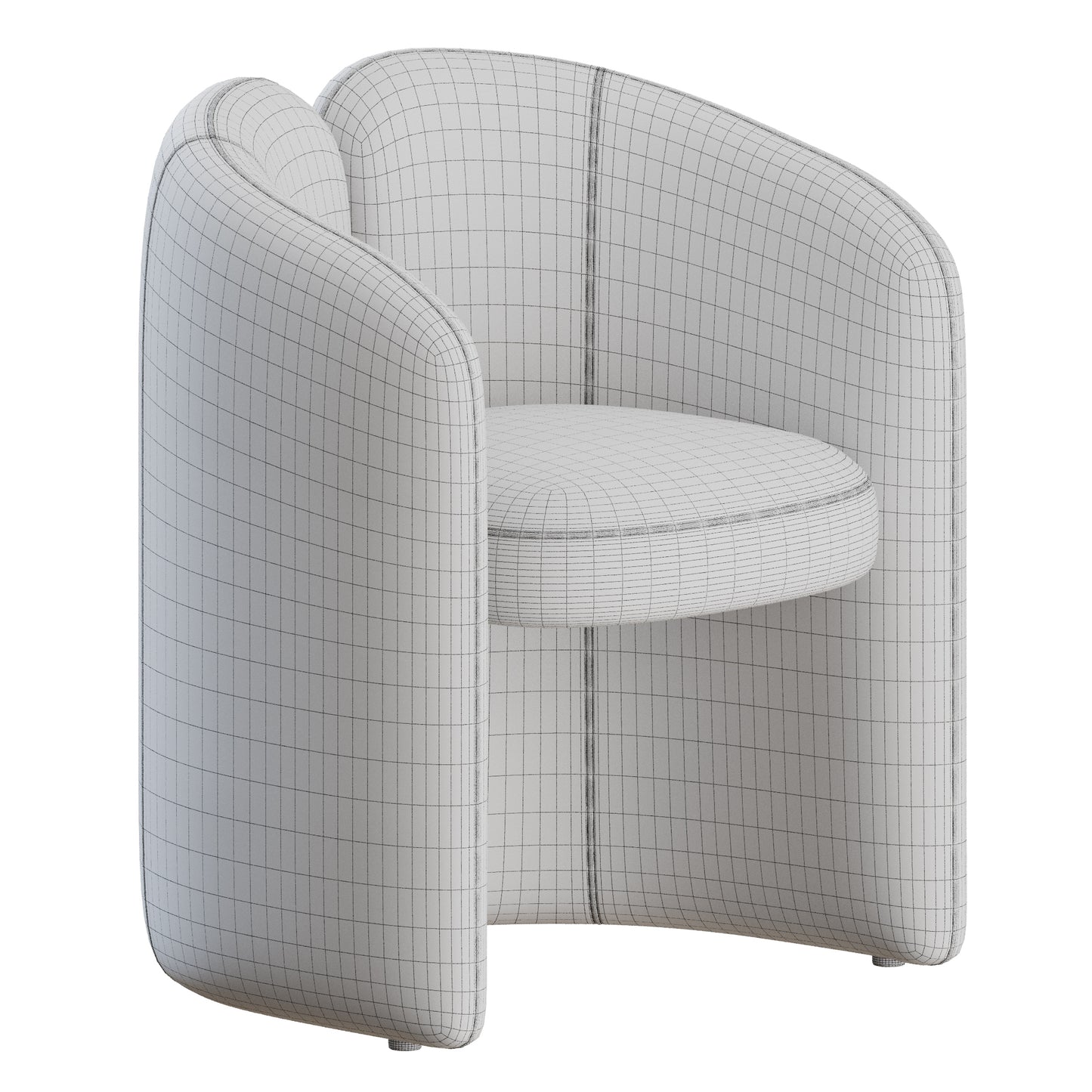Blossom Armchair by Naturedesign 3D Model