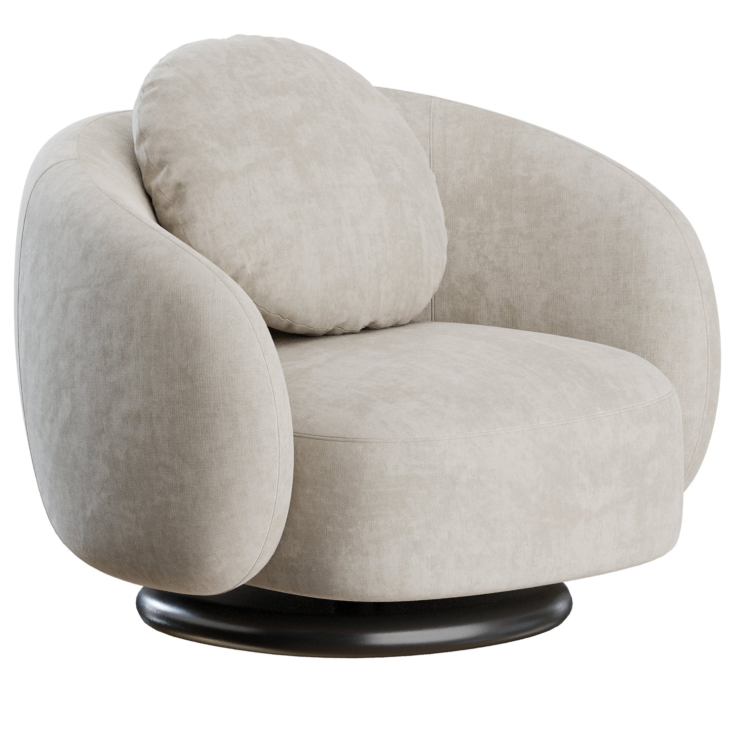 Blossom Lounge Chair by Nature design 3D Model