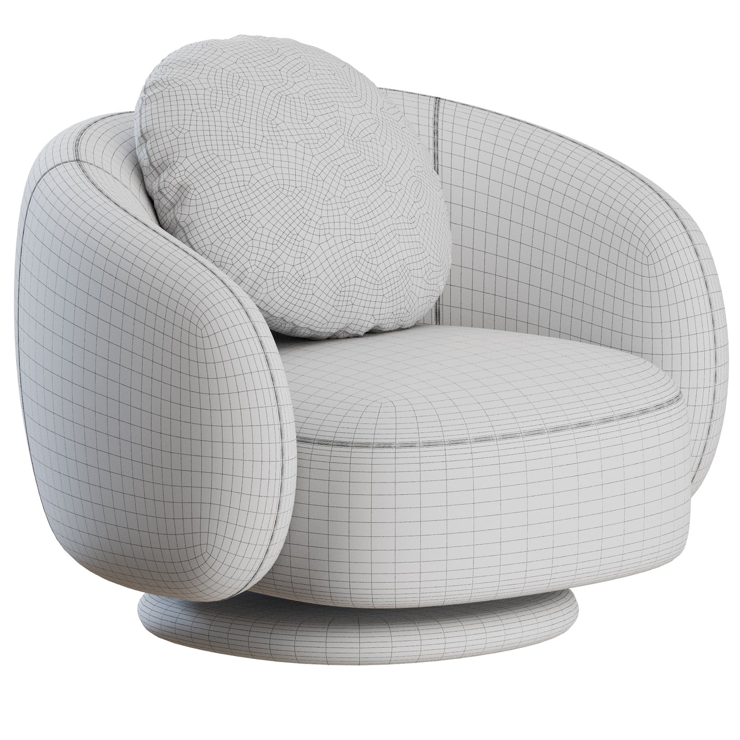 Blossom Lounge Chair by Nature design 3D Model