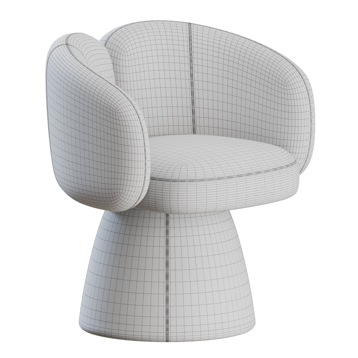 Blossom Twist Chair by Nature design 3D Model