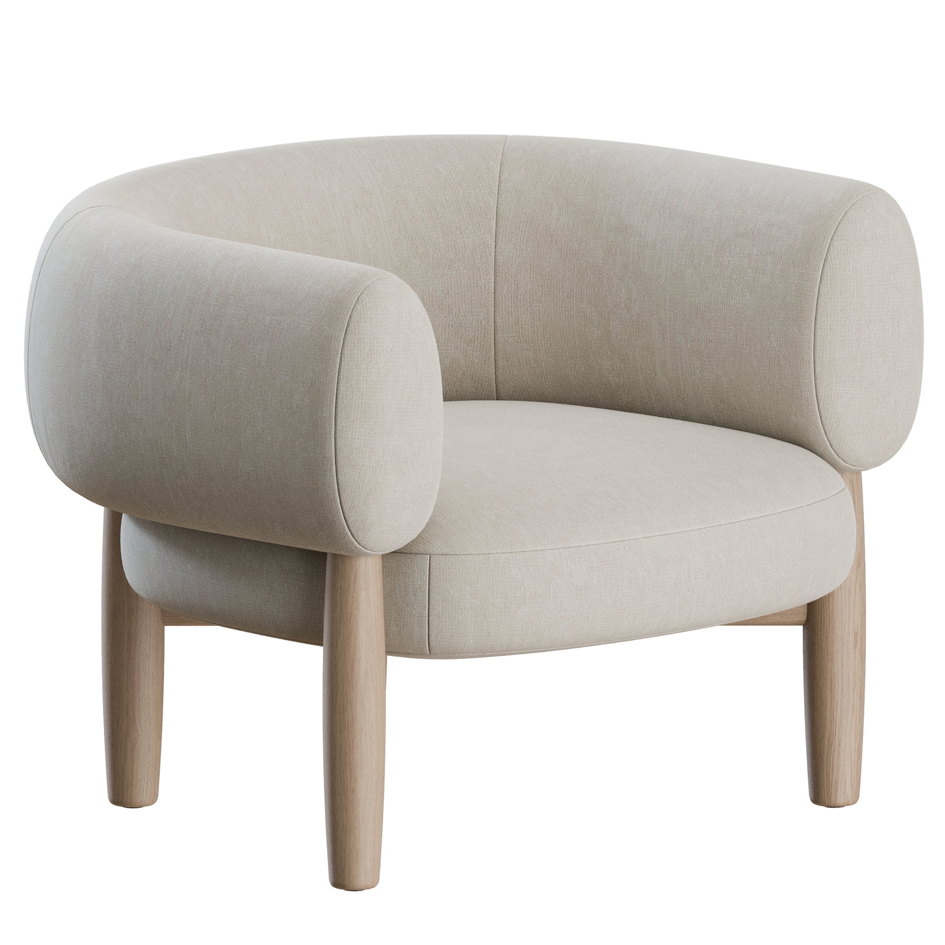 Boe Bebop Lounge Chair by Studio Paolo Ferrari 3D Model