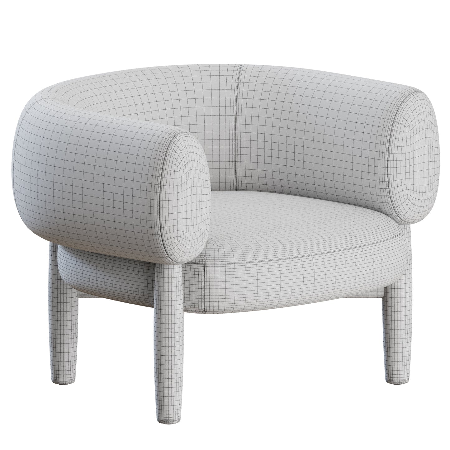 Boe Bebop Lounge Chair by Studio Paolo Ferrari 3D Model