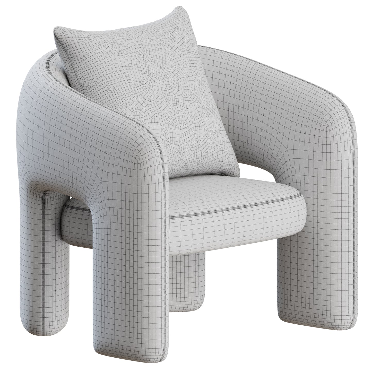 Bold Armchair by Mohdern 3D Model