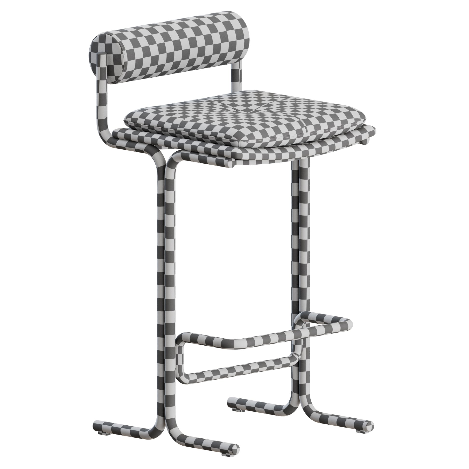 Bolster Bar Stool by Six The Residence 3D Model