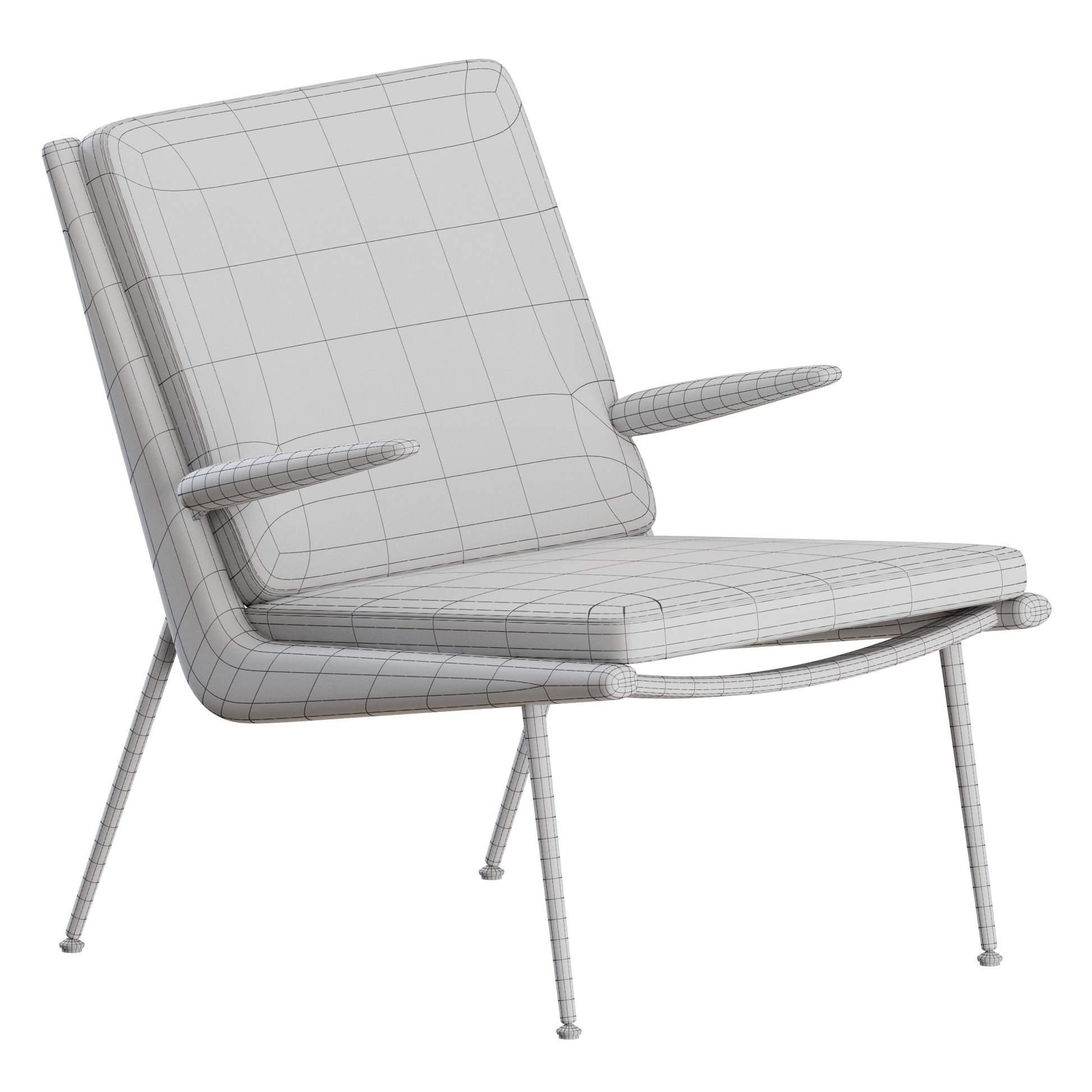 Boomerang Armchair By &Tradition 3D Model