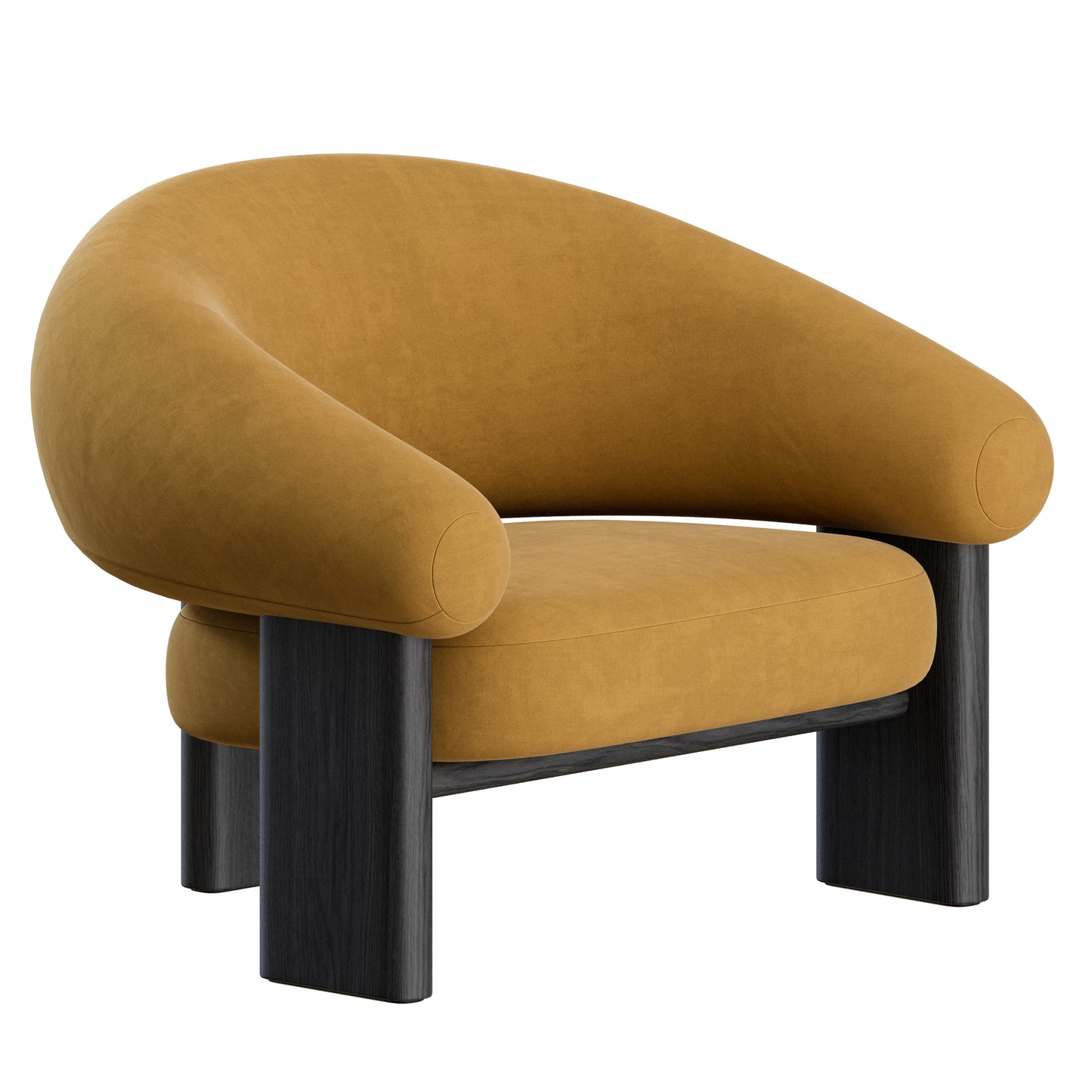 Bracci Armchair by Van Rossum 3D Model
