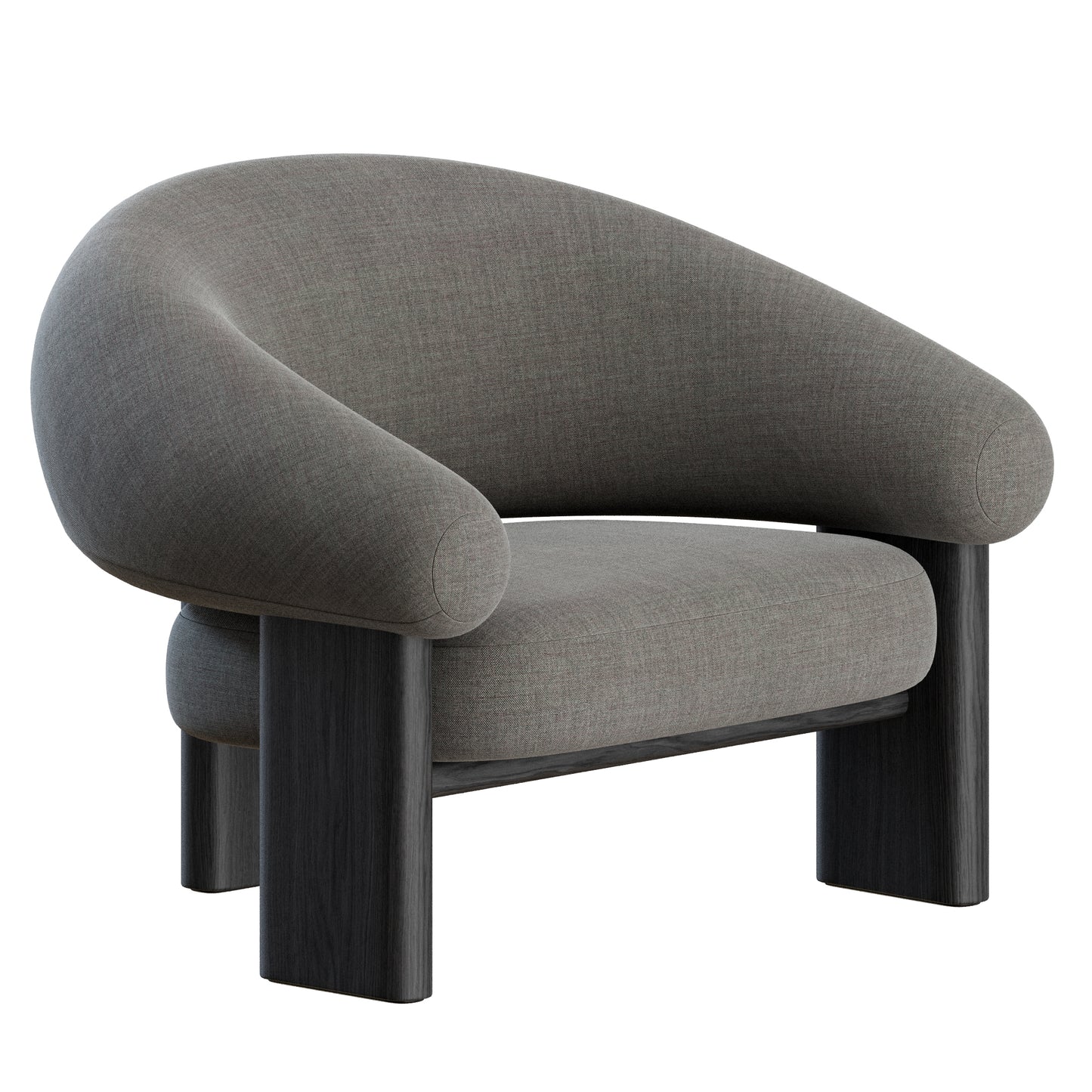 Bracci Armchair by Van Rossum 3D Model