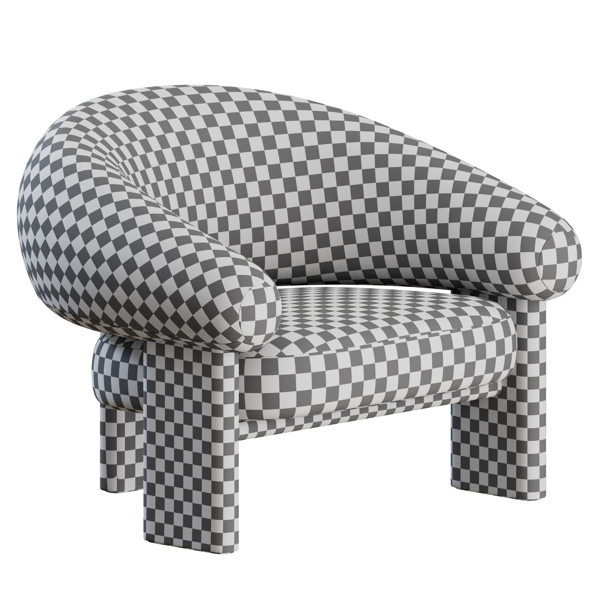 Bracci Armchair by Van Rossum 3D Model