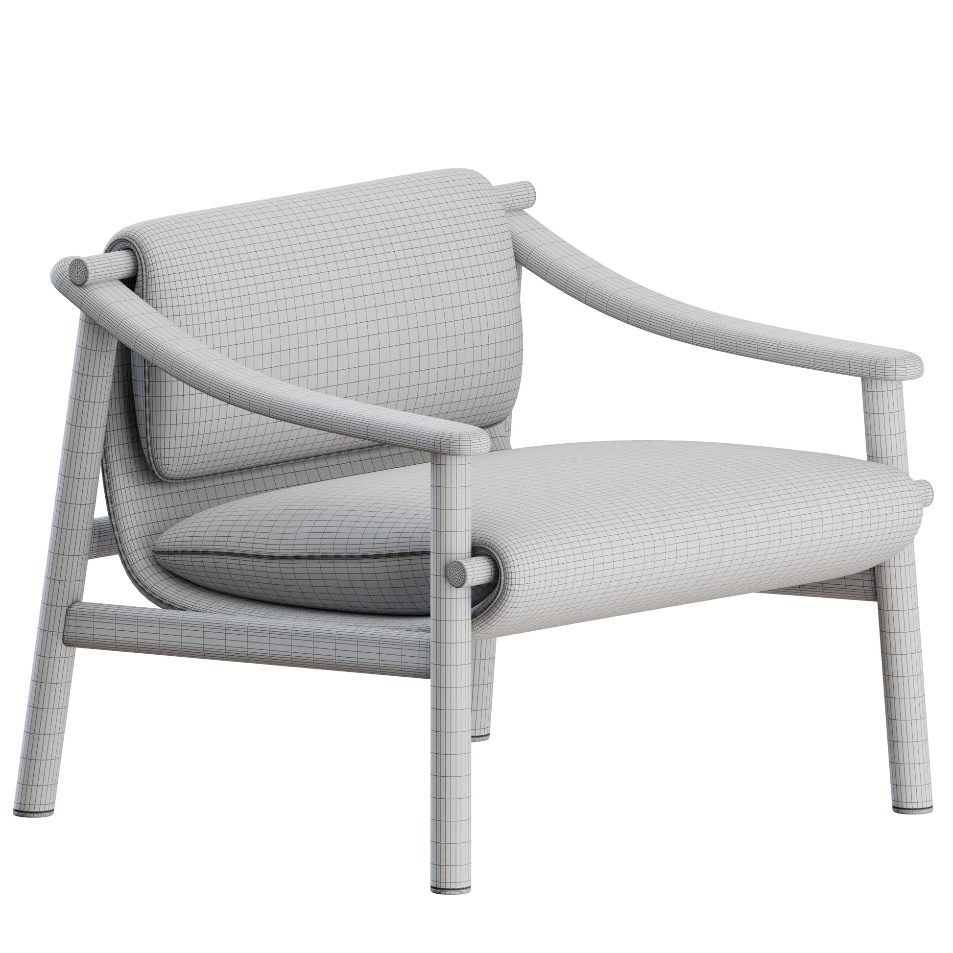Brase Armchair by Enne 3D Model