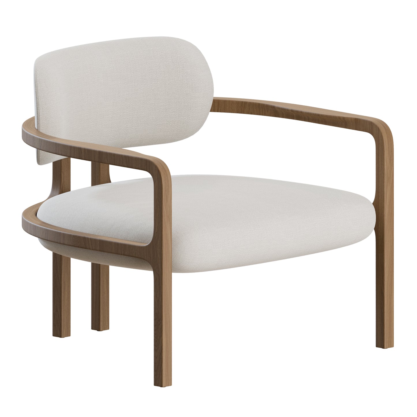Brasilia Easy Chair by Arketipo 3D Model