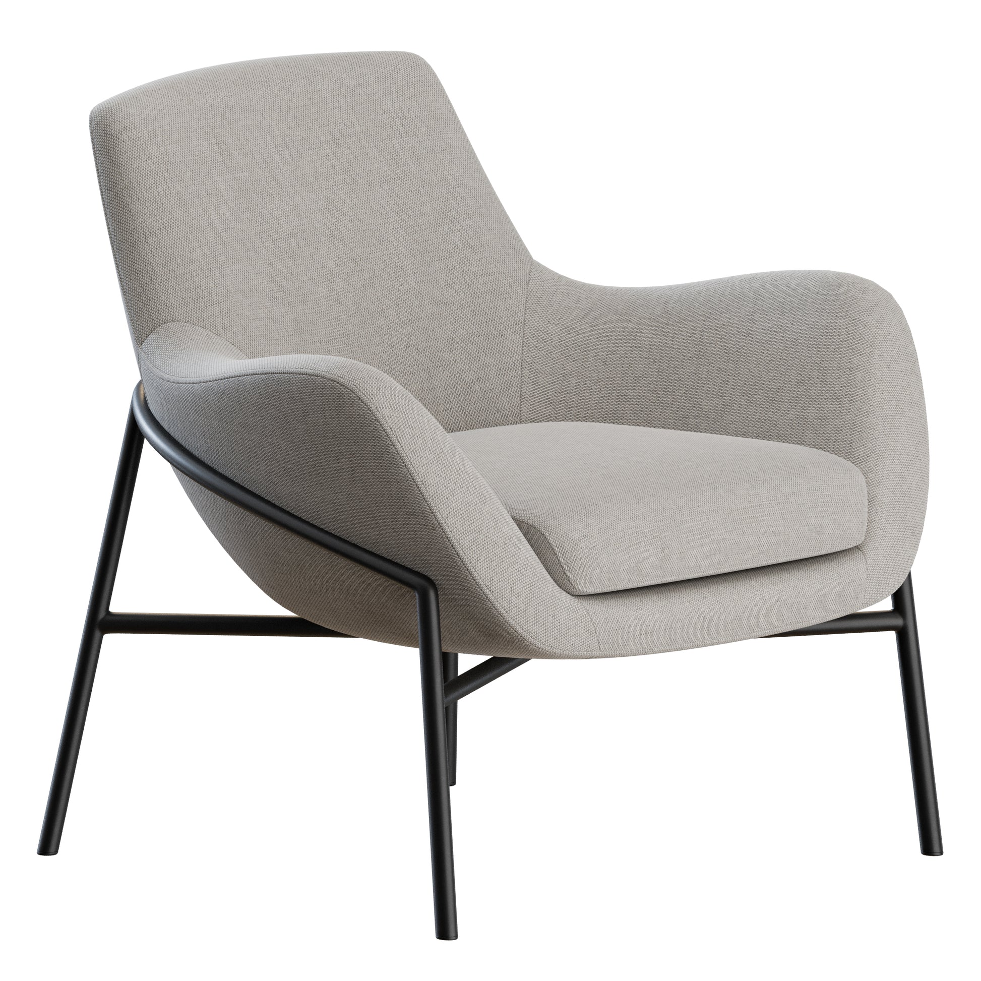 Brera Low Armchair By Marelli 3D Model
