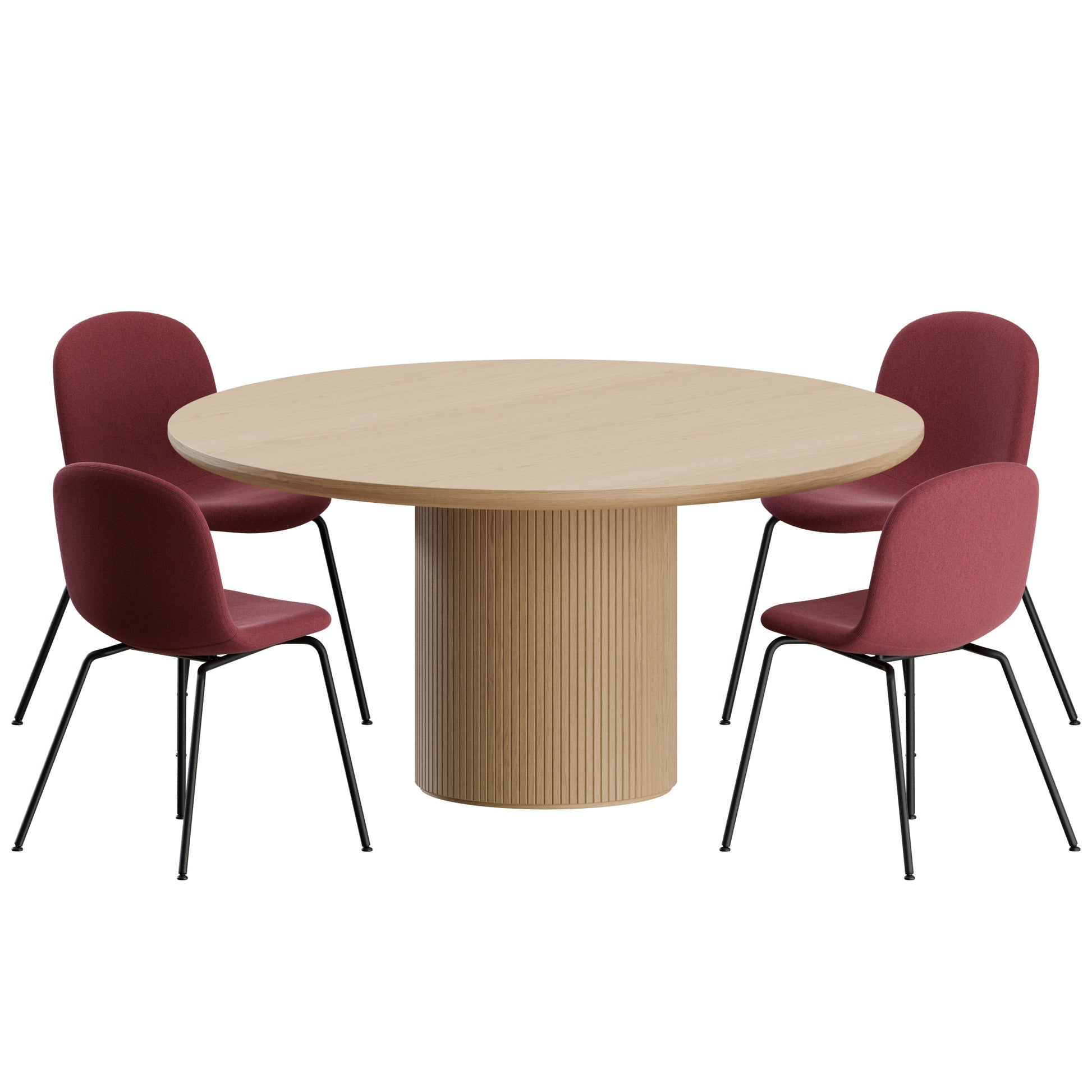 Brim Chair Moon Table by Gubi 3D Model