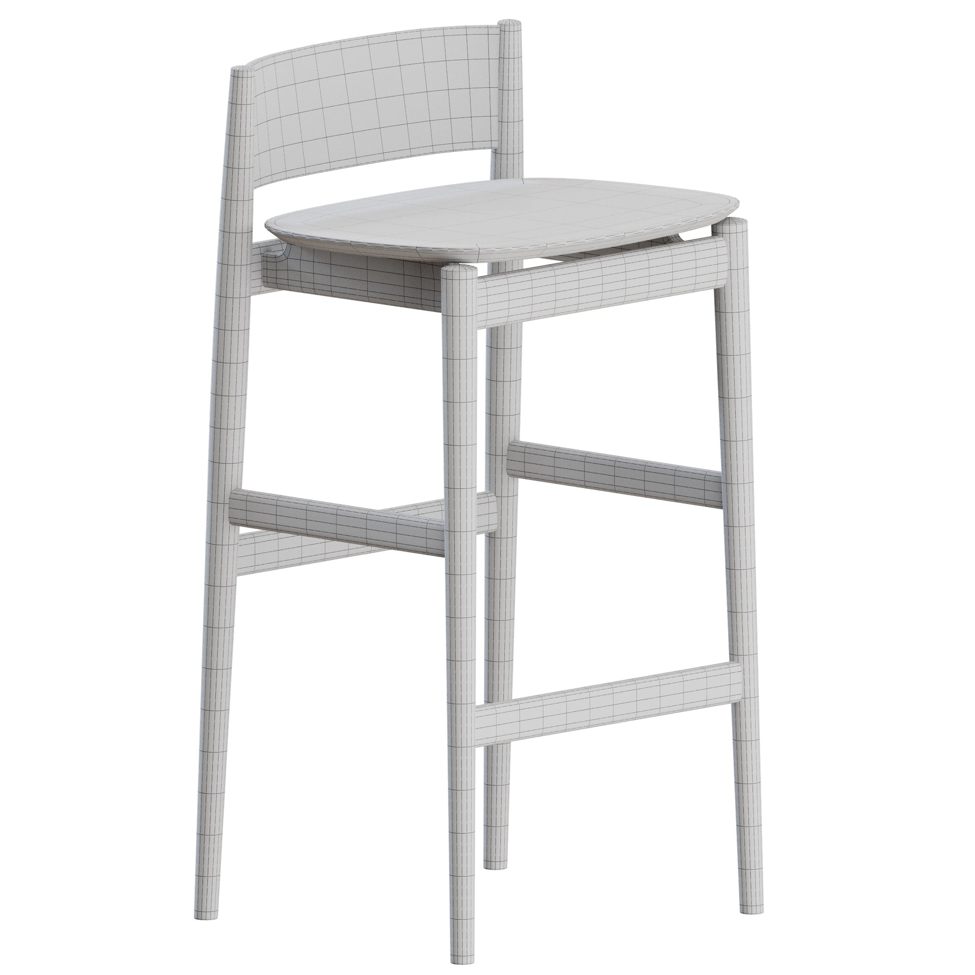 Brina Stool by Porro 3D Model