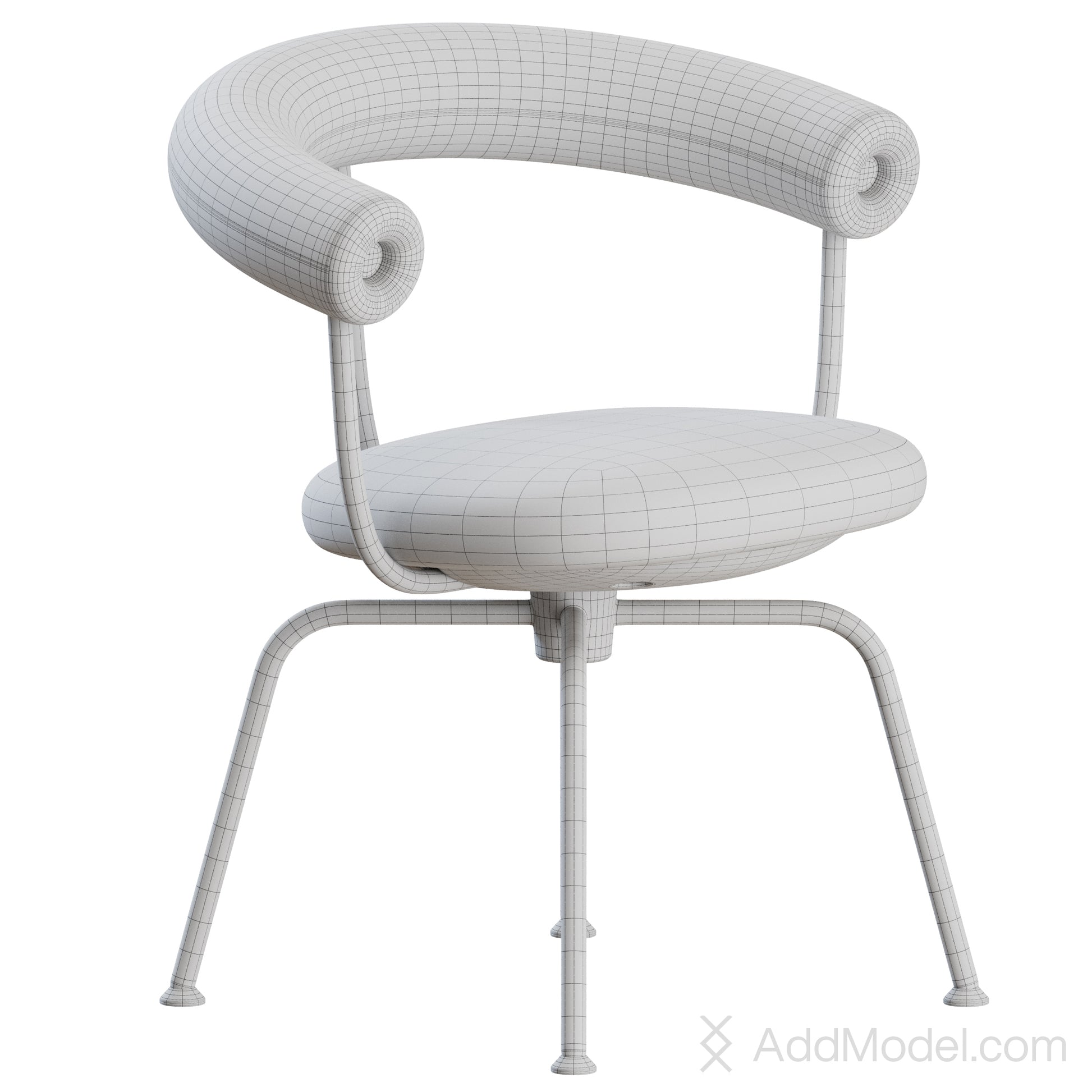 Bud Stack Chair By Foraform 3D Model