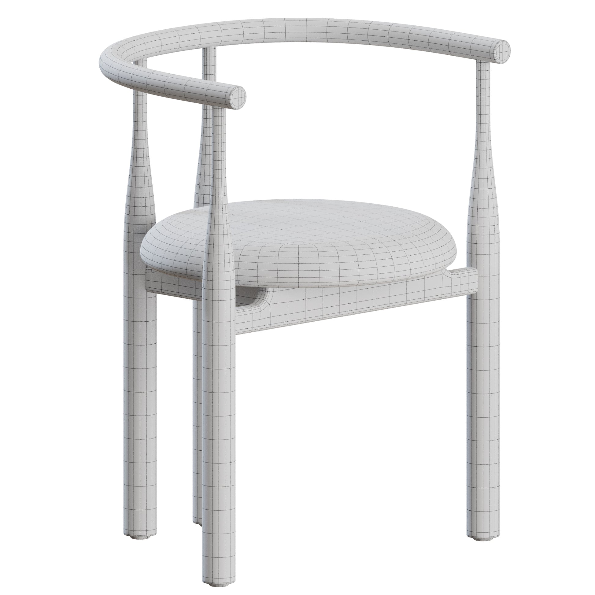 Bukowski Chair New Works 3D Model