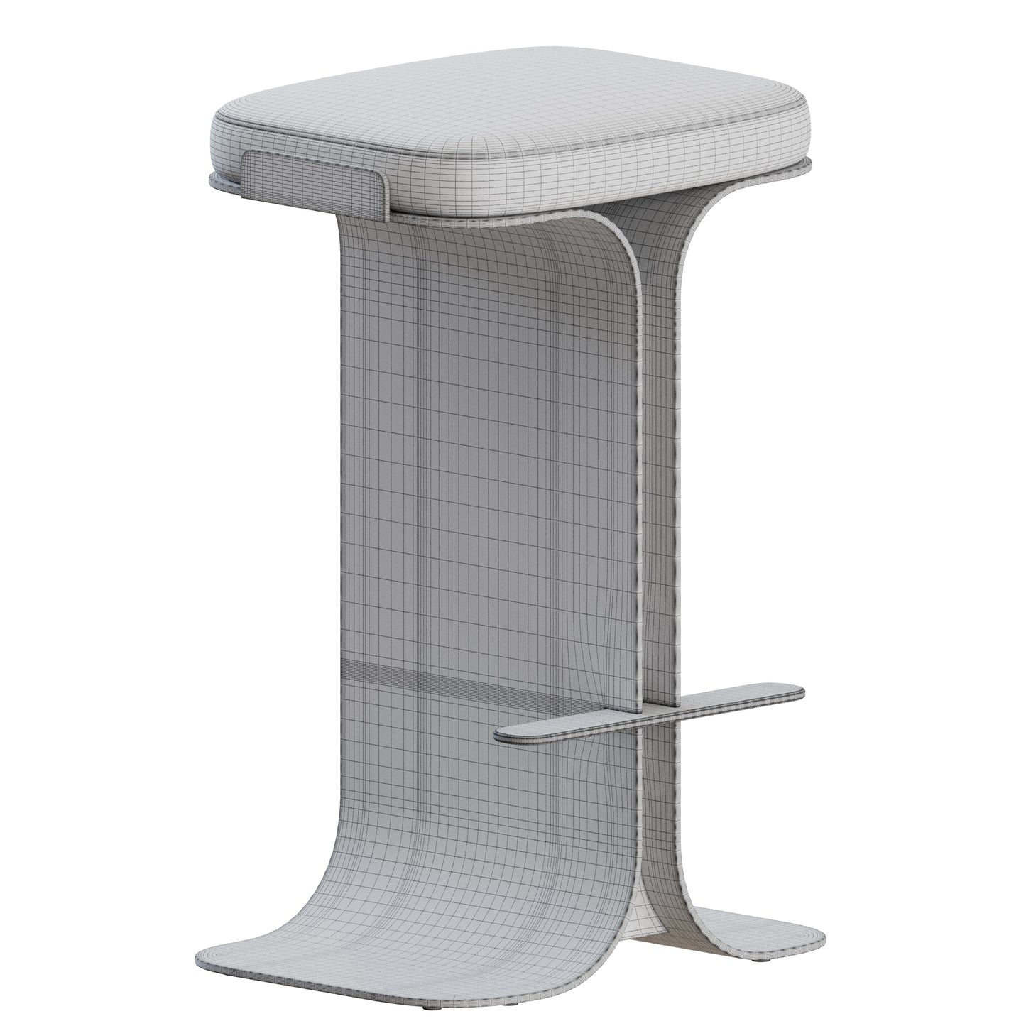 Bumper Counter Stool by Ellison Studios 3D Model