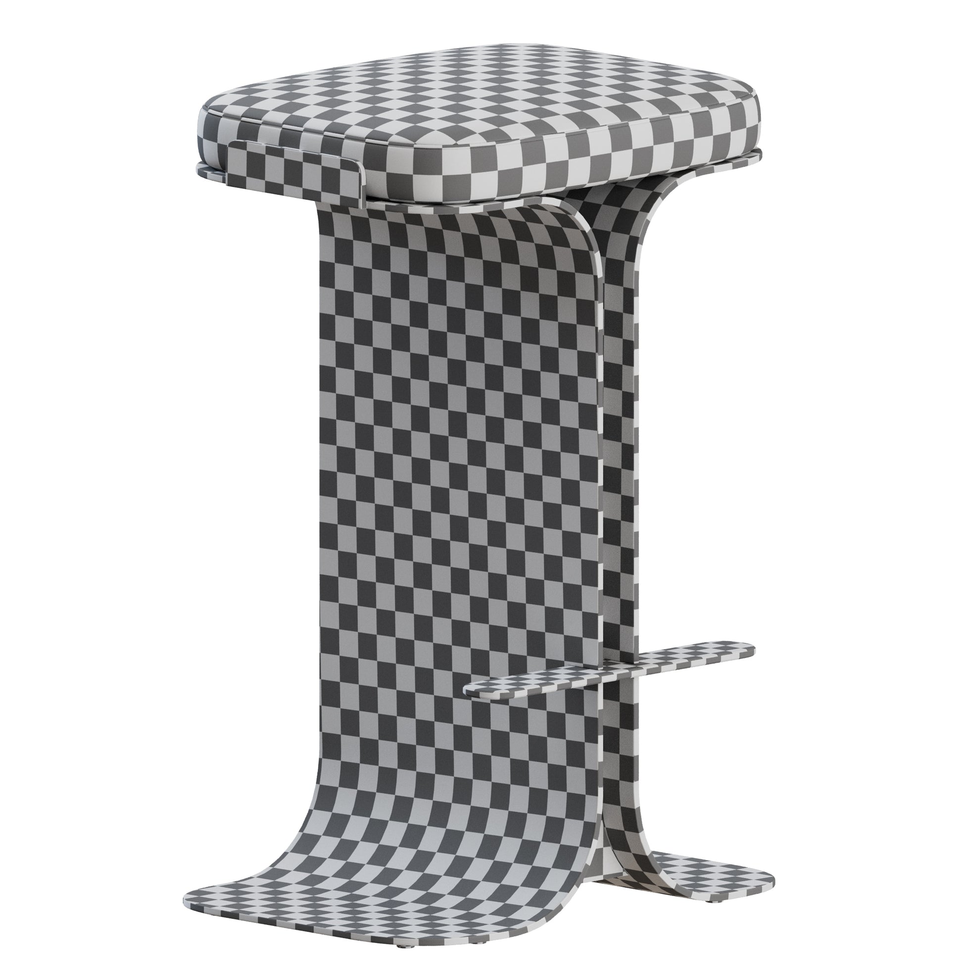 Bumper Counter Stool by Ellison Studios 3D Model