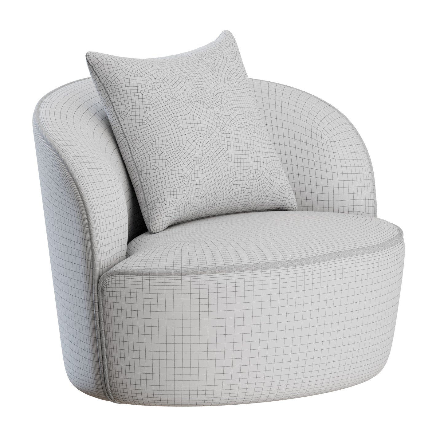 Bun Armchair by Wittmann Frau 3D Model
