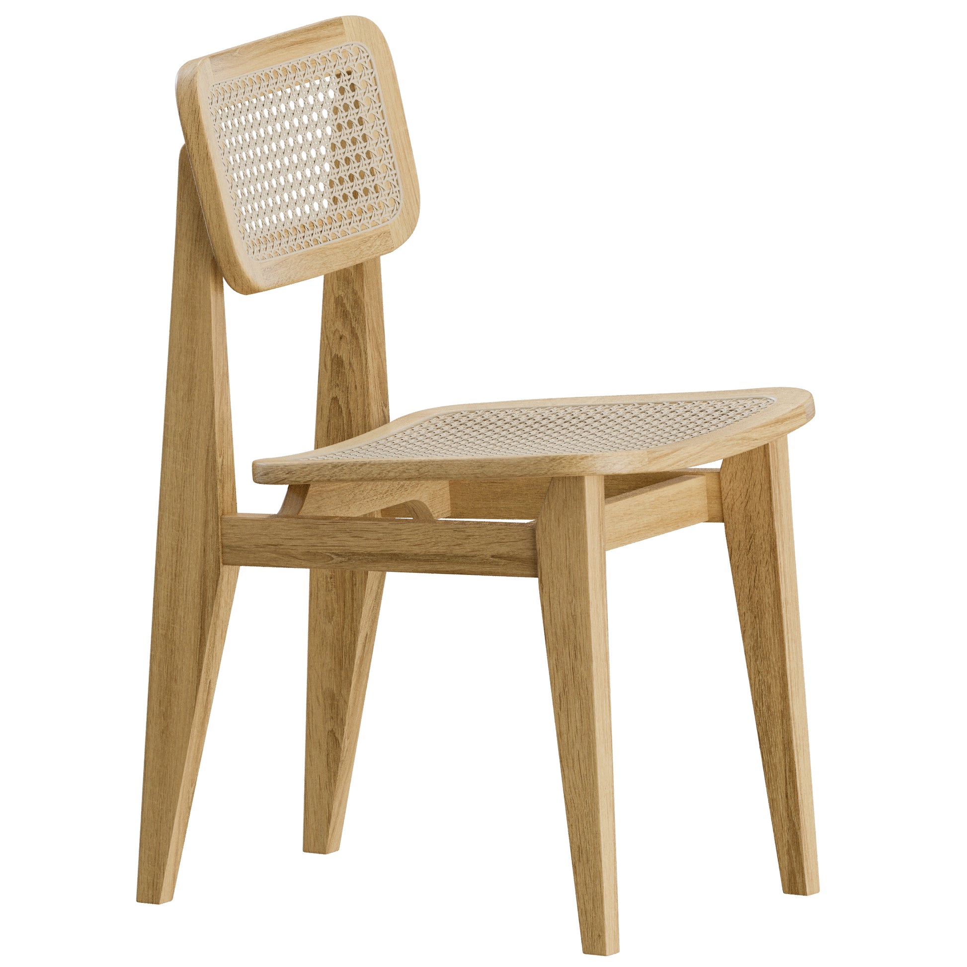 C-Chair Dining Chair French Cane Gubi 3D Model