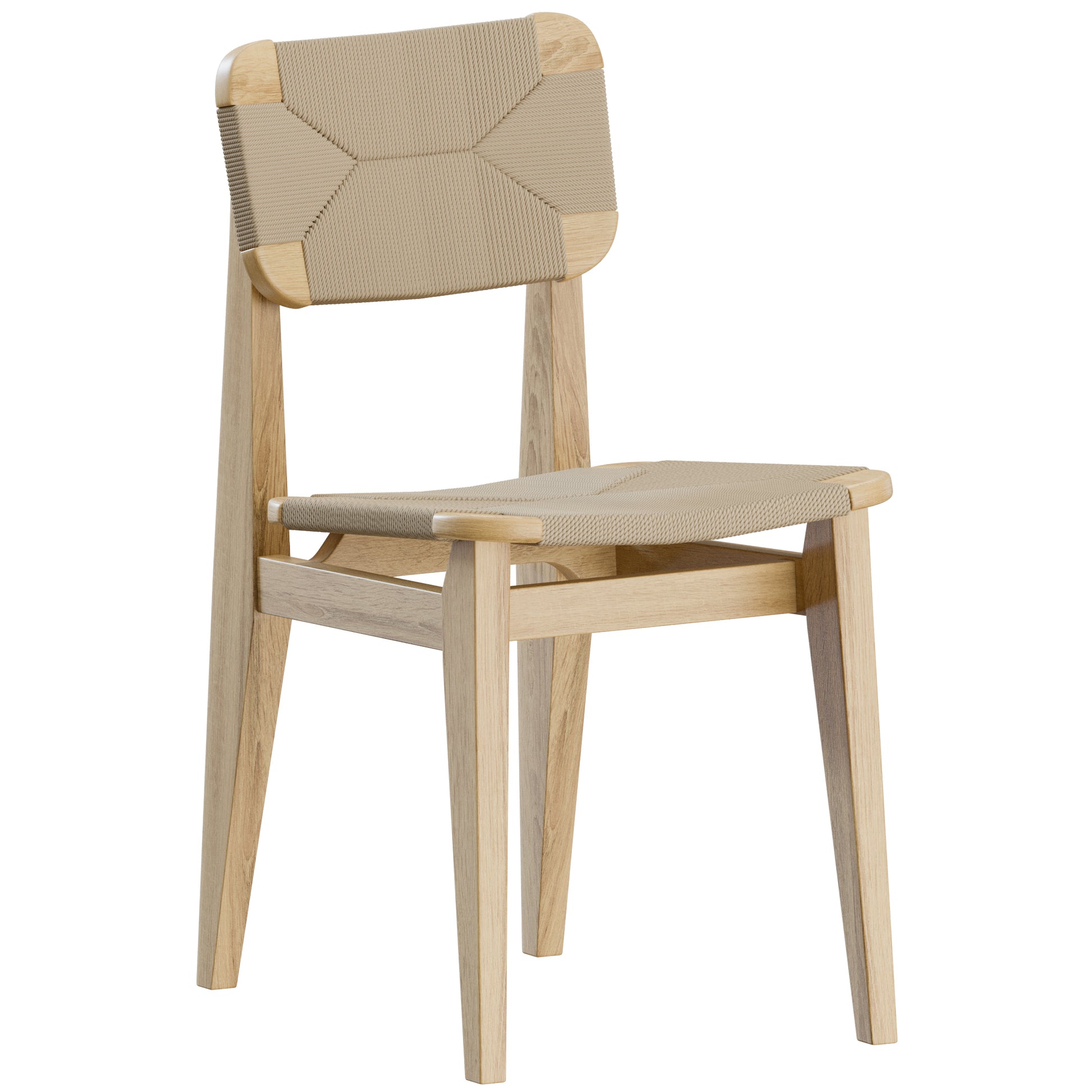 C-Chair Dining Chair Paper Cord Gubi 3D Model