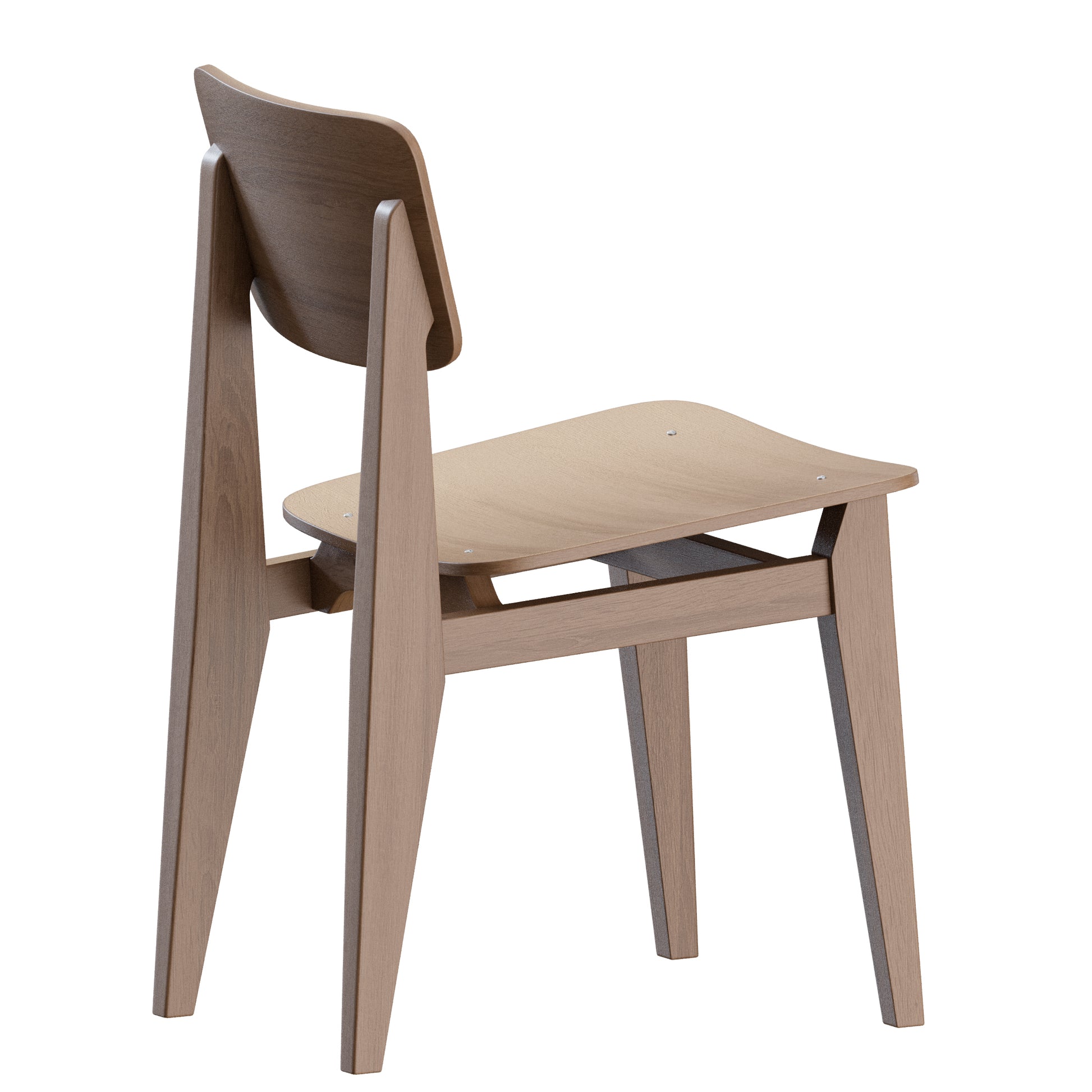 C-Chair Dining Chair Wood Gubi 3D Model