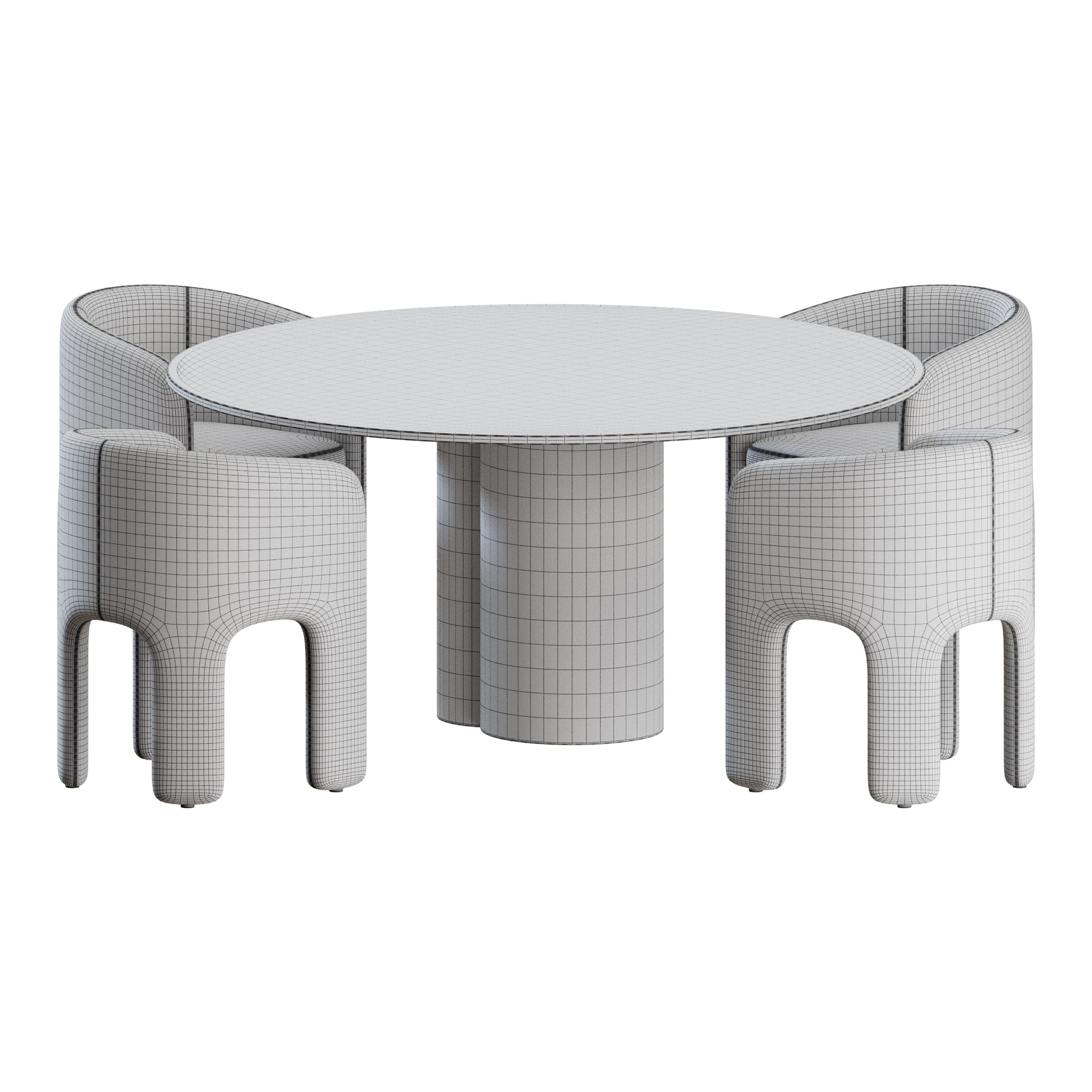Cali Chair Arcade Table by Ditre Italia 3D Model