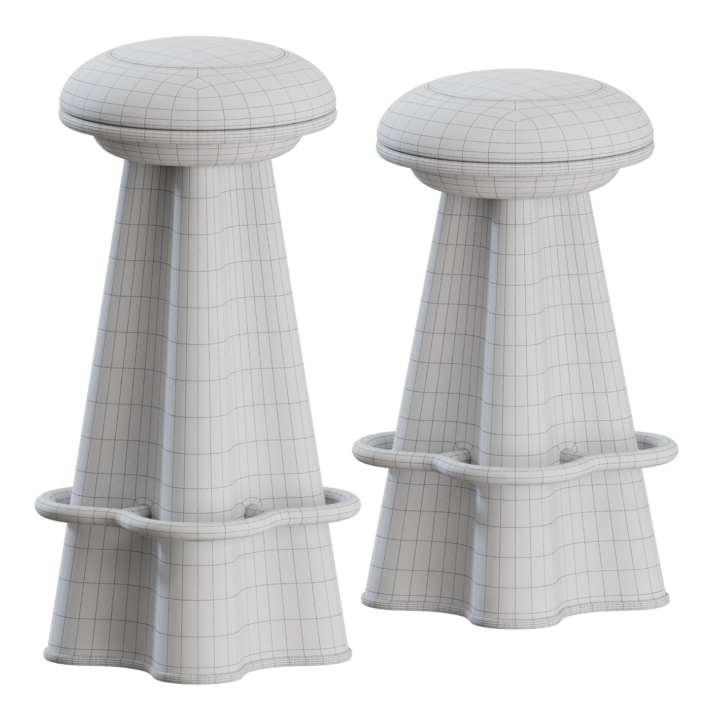 Carlo Stool and Counter by Bryan O'Sullivan 3D Model