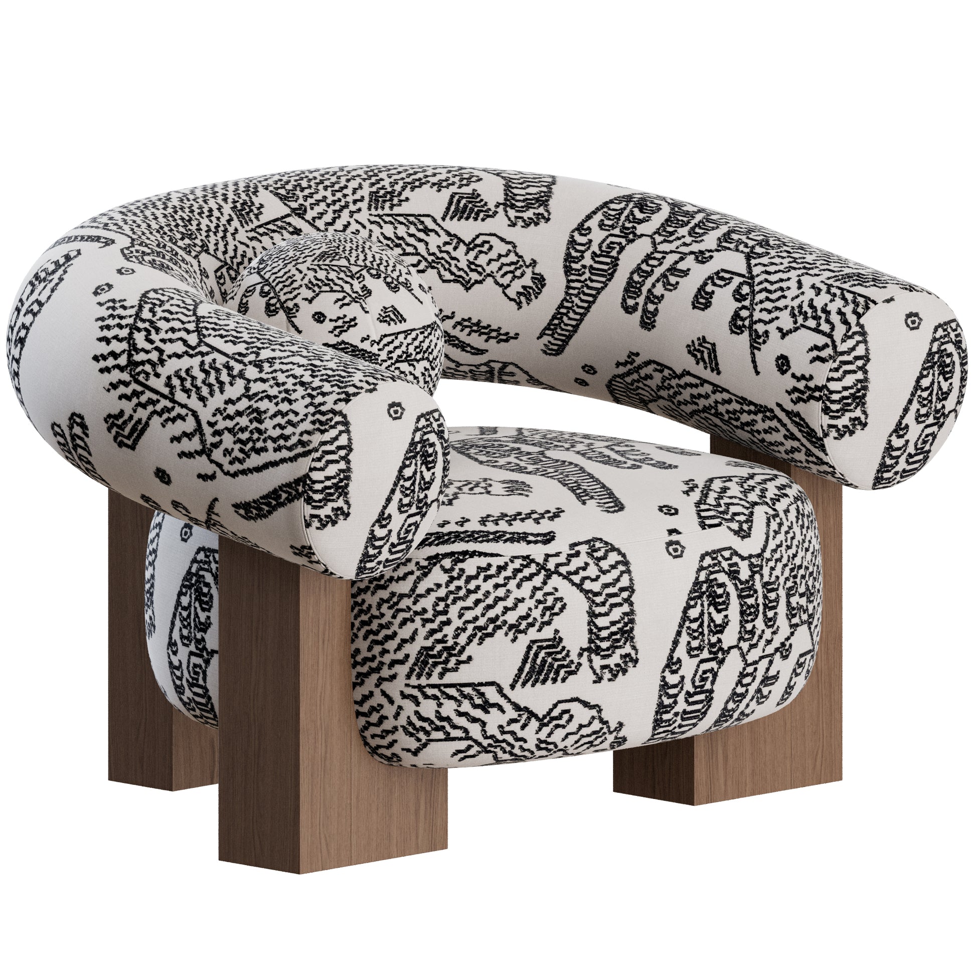 Cassette Armchair by Collector Group 3D Model