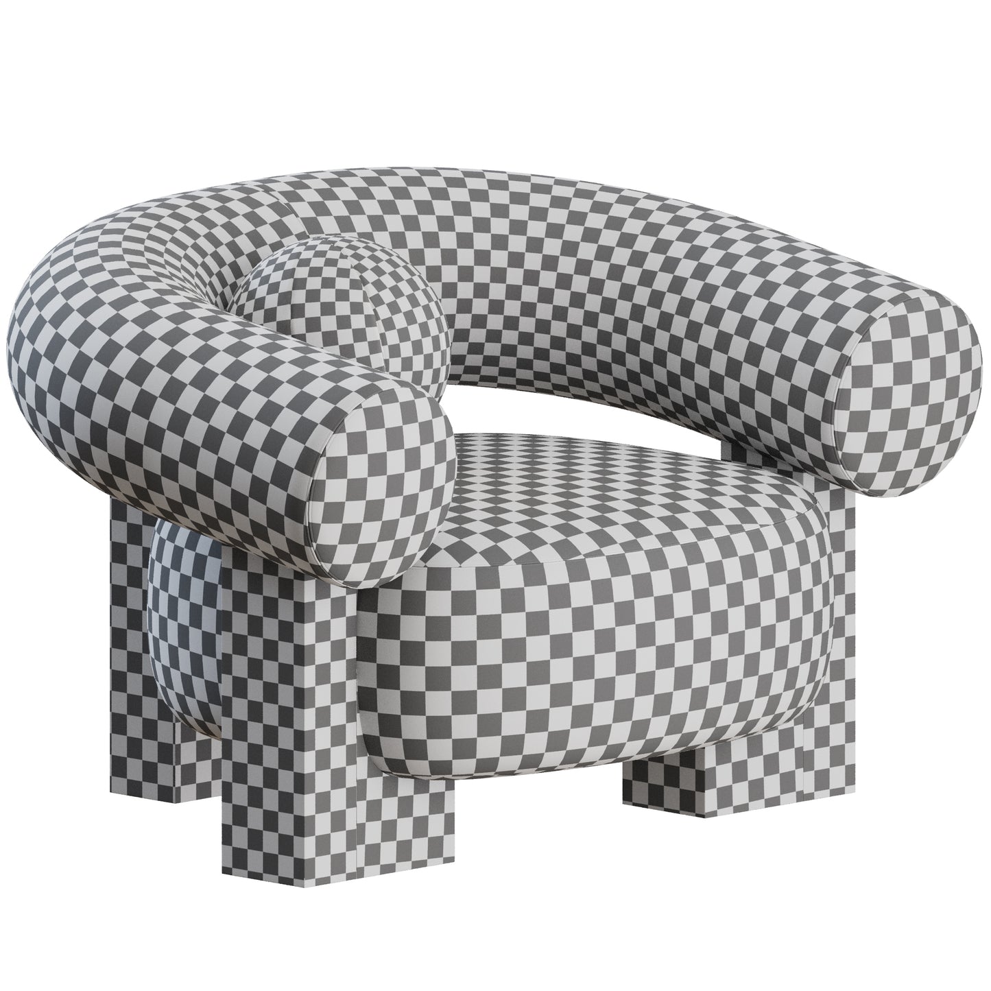 Cassette Armchair by Collector Group 3D Model