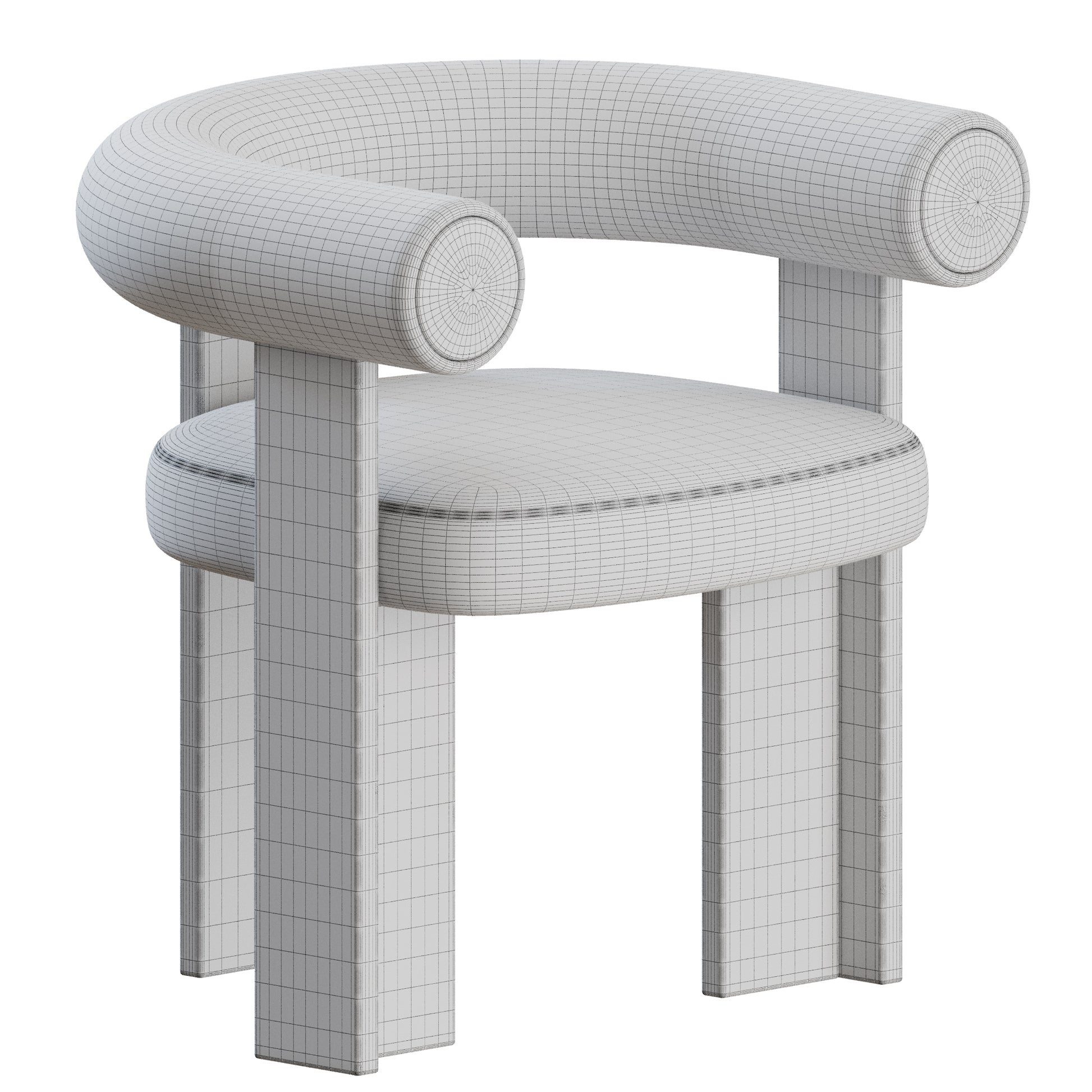 Cassette Chair by Collector Group 3D Model