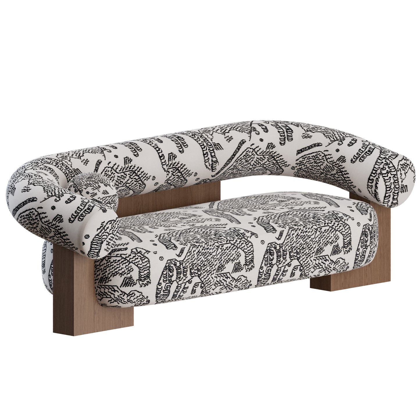 Cassette Sofa by Collector Group 3D Model