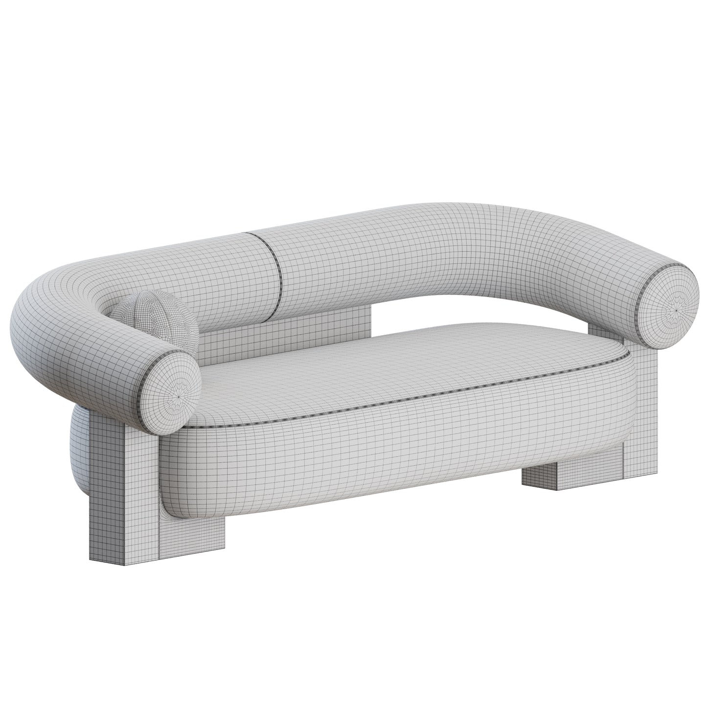 Cassette Sofa by Collector Group 3D Model