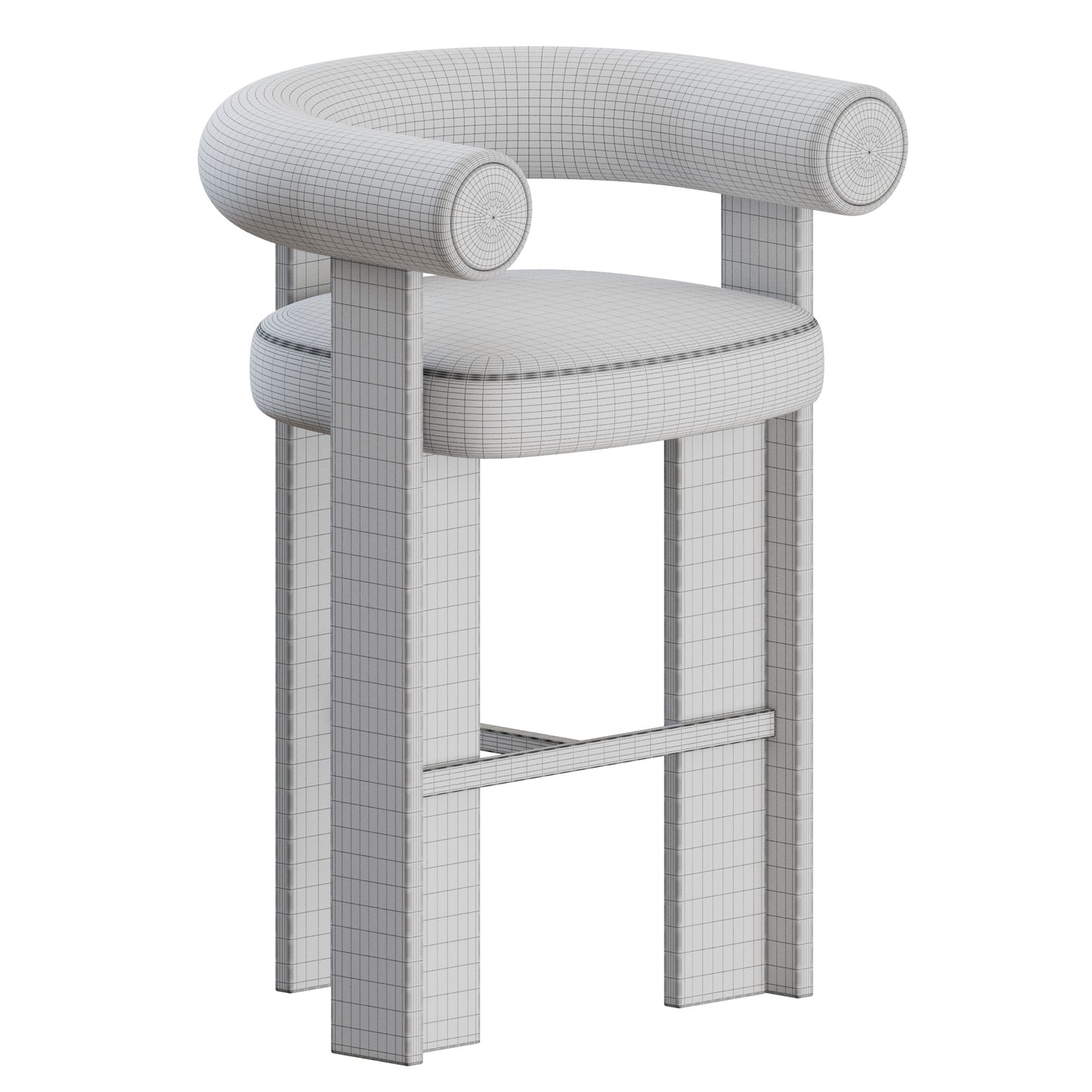 Cassette Stool by Collector Group 3D Model