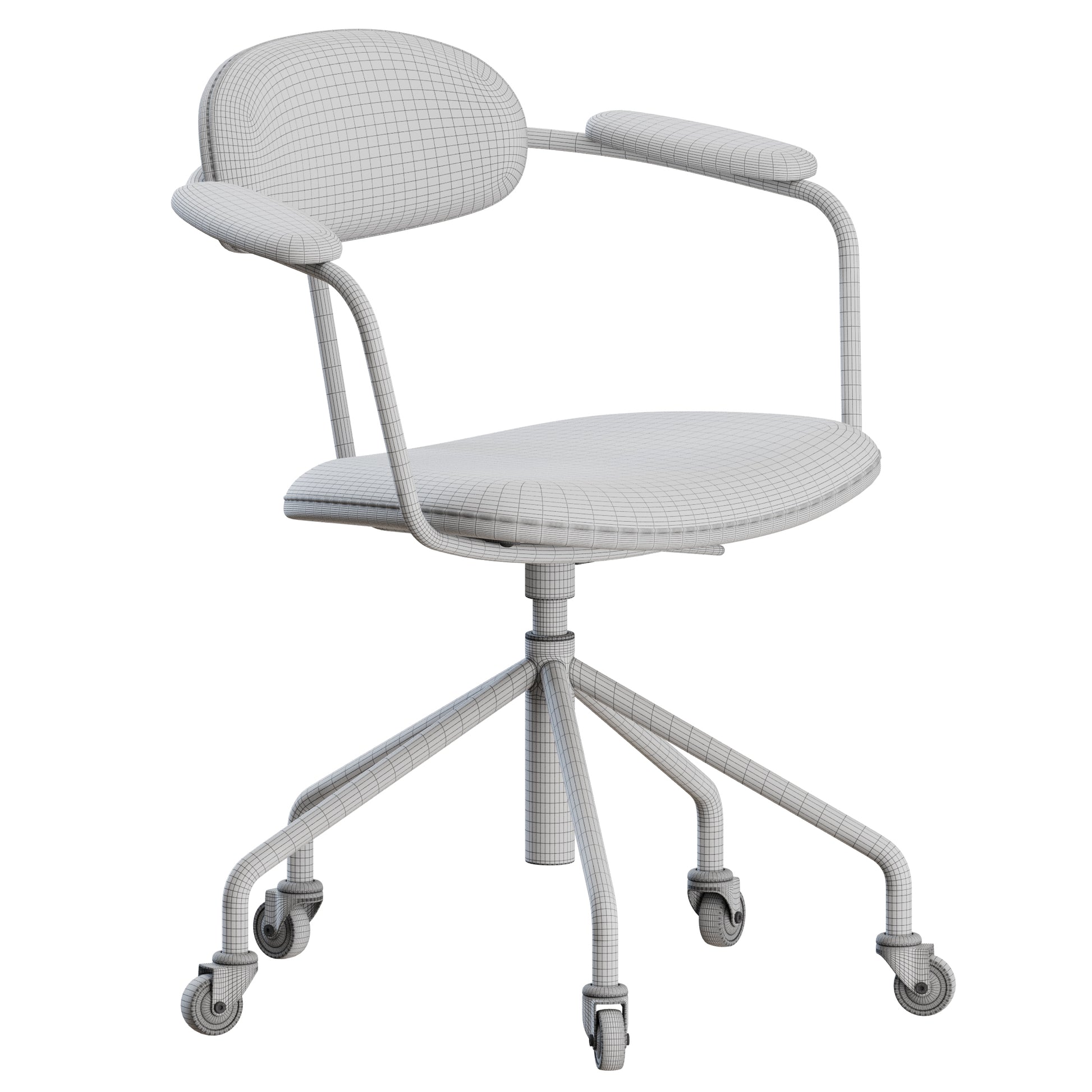 CH621 Swivel Chair by Carl Hansen 3D Model
