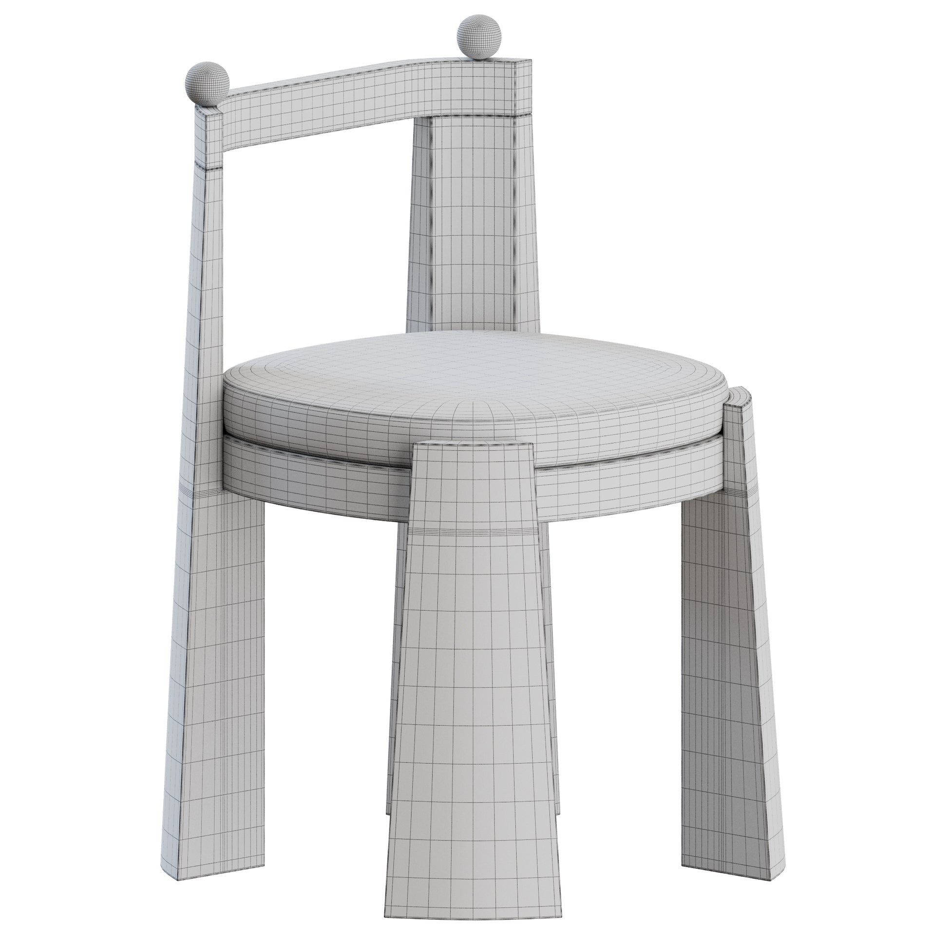 Chaise 1976 Chair by Nouveau Standard 3D Model