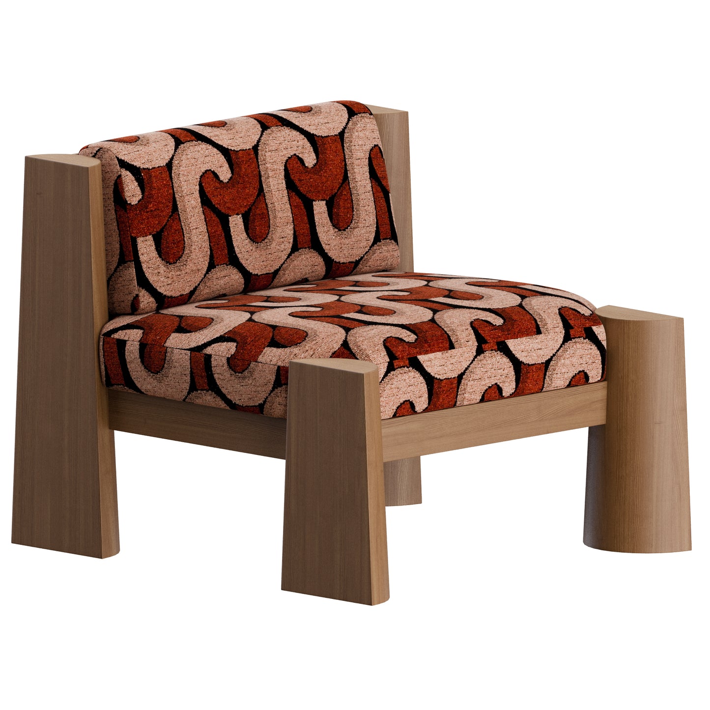 Chauffeuse 1976 Armchair by Nouveau Standard 3D Model