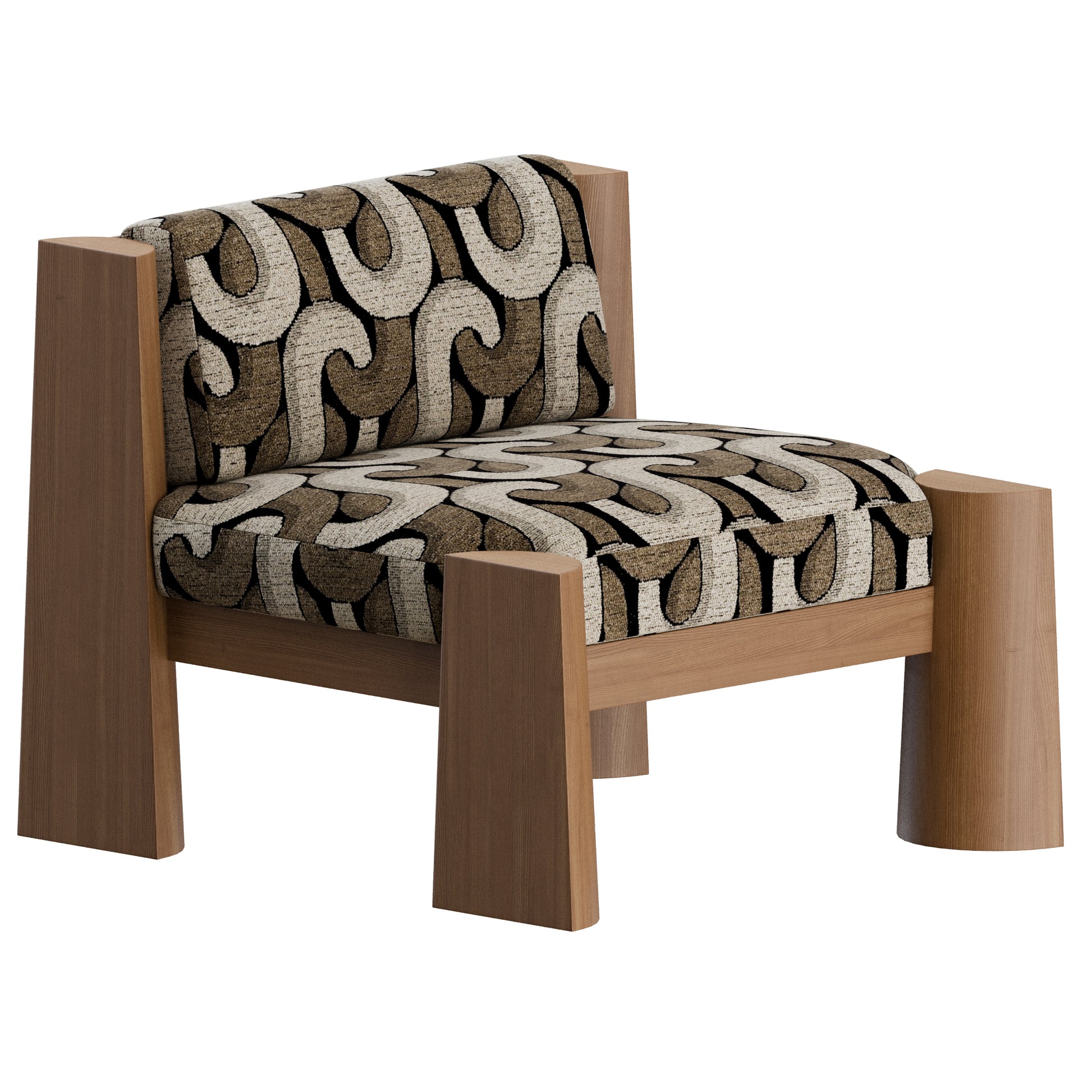 Chauffeuse 1976 Armchair by Nouveau Standard 3D Model