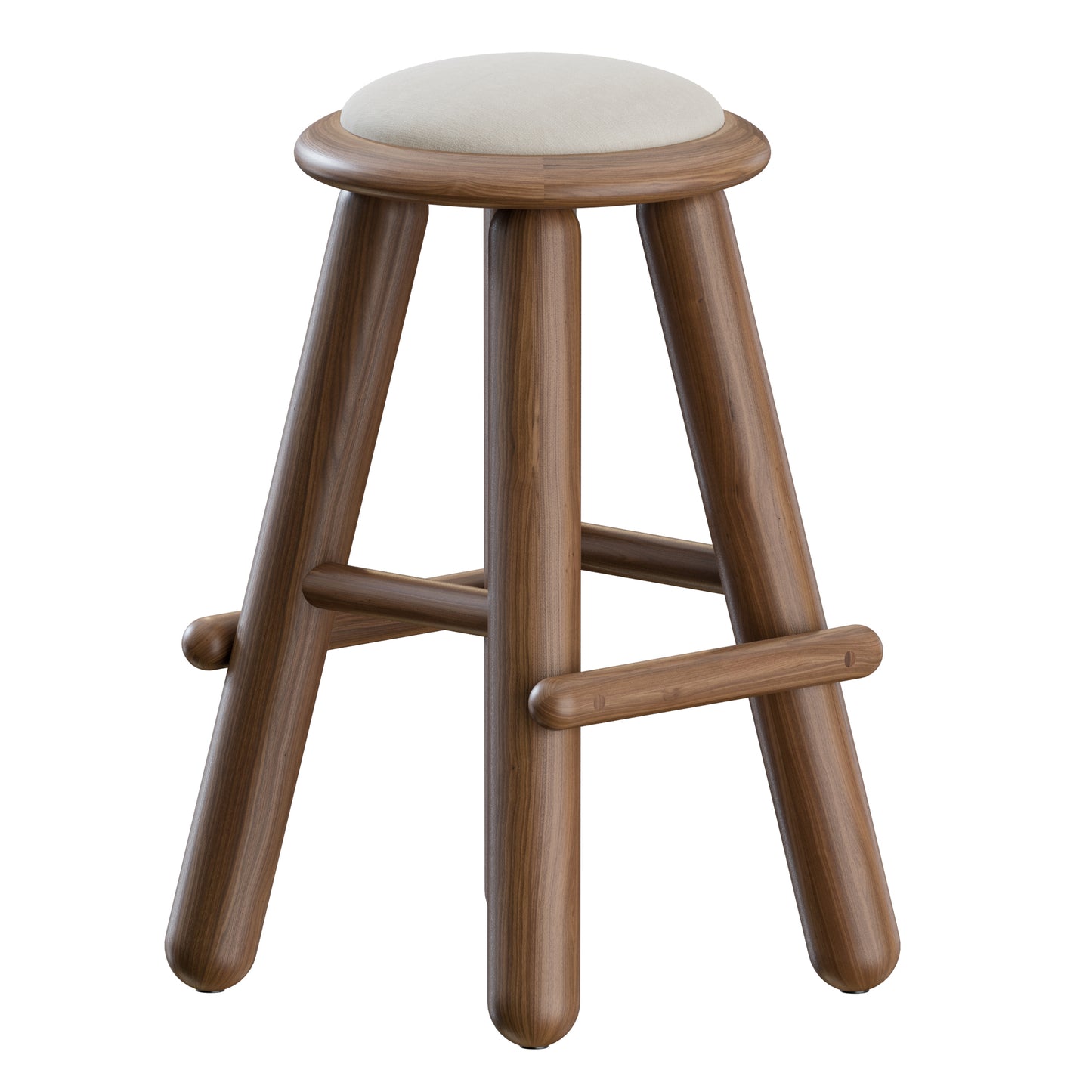 Checa Bar Counter Stool by Roll and Hill 3D Model