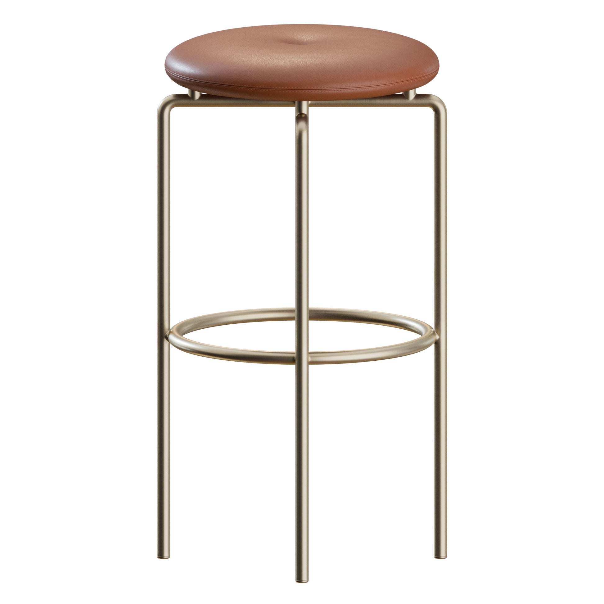 Circular Bar Stool by Bassam Fellows 3D Model