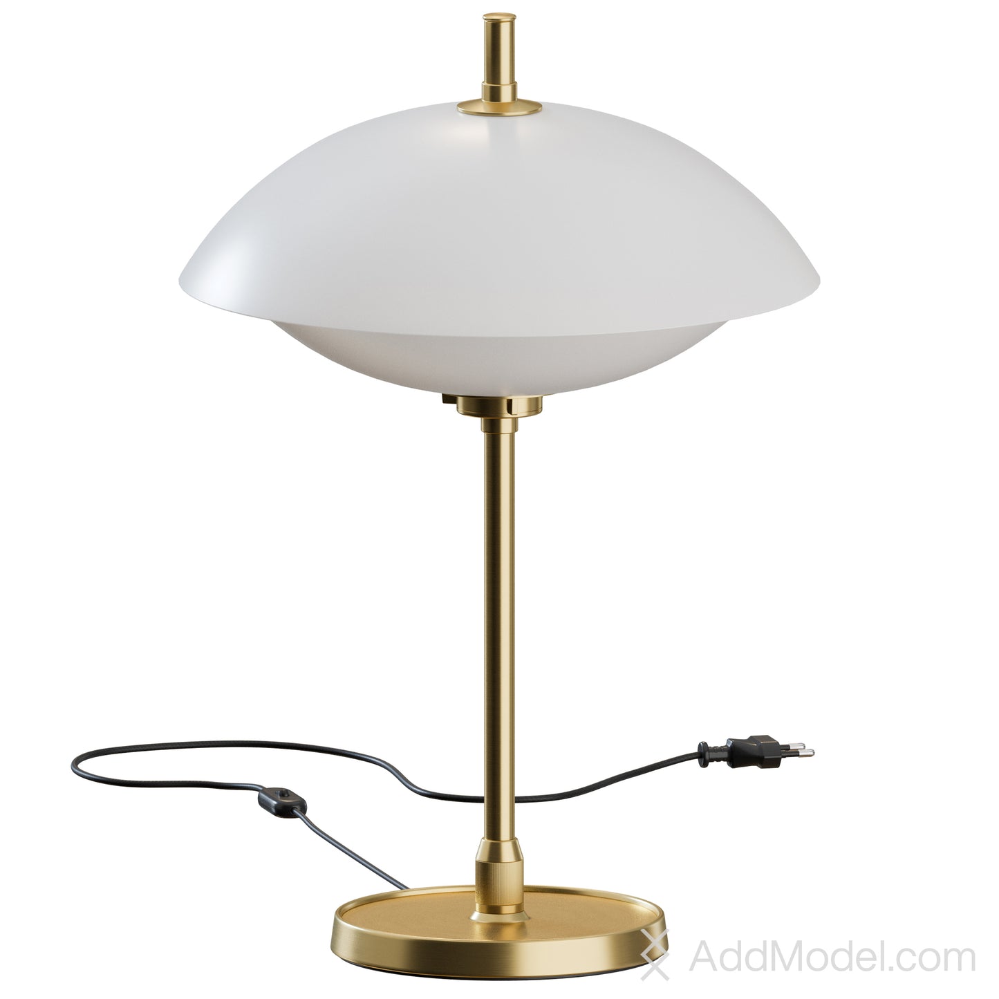 Clam Table Lamp By Fritz Hansen 3D Model